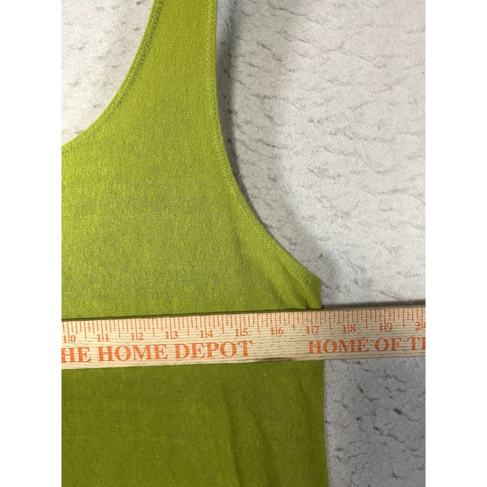 Vintage Popomomo Women Shirt Dress Green Sleeveless Button Down V-Neck Knee Length Size S/M Regular Size L / US 10 / IT 46 - 3 Thumbnail