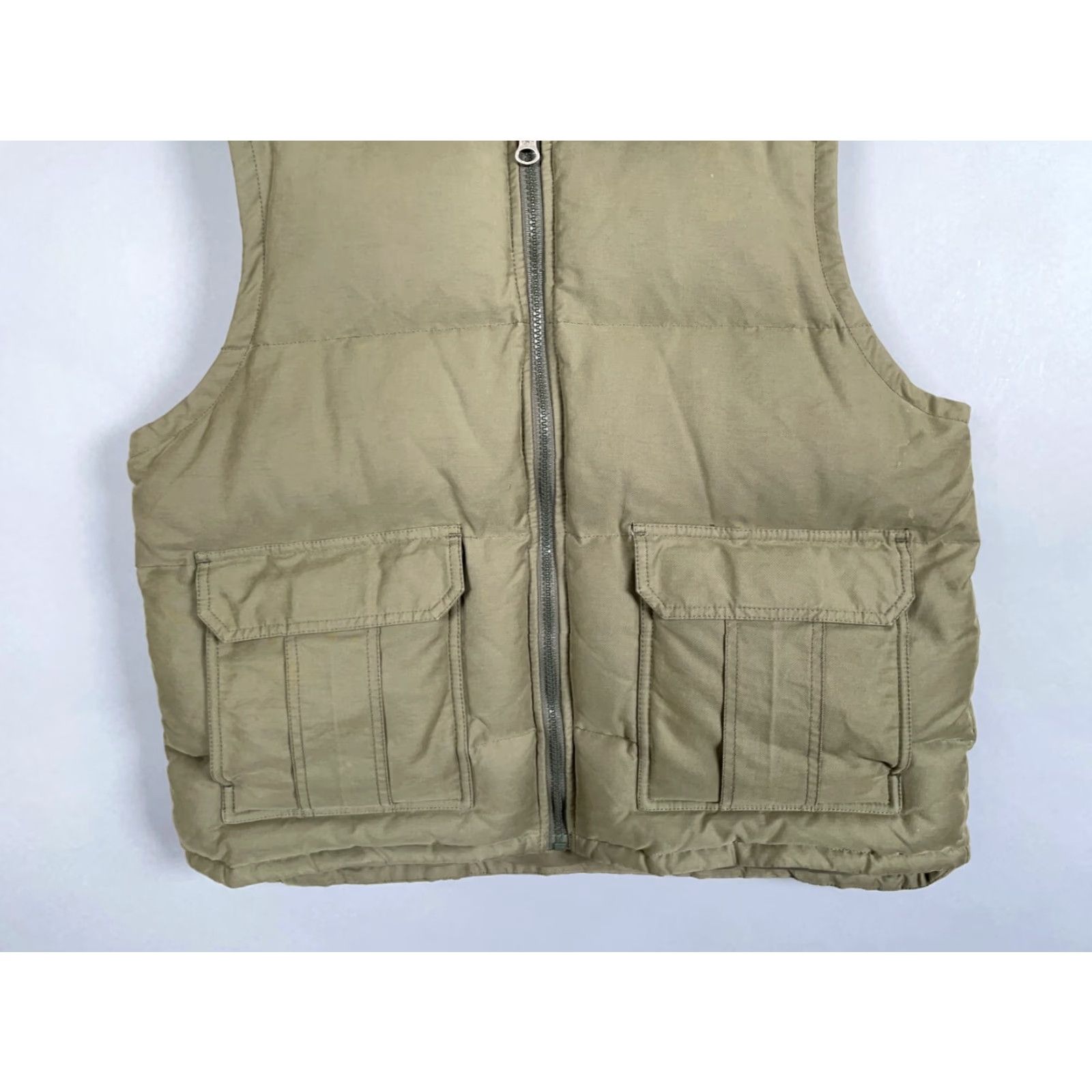 Abercrombie & Fitch VINTAGE Abercrombie & Fitch Goose Down Puffer Vest Adult Large Green Zip Up Standing Collar 90s Nature Hiking Mens Size US L / EU 52-54 / 3 - 7 Thumbnail