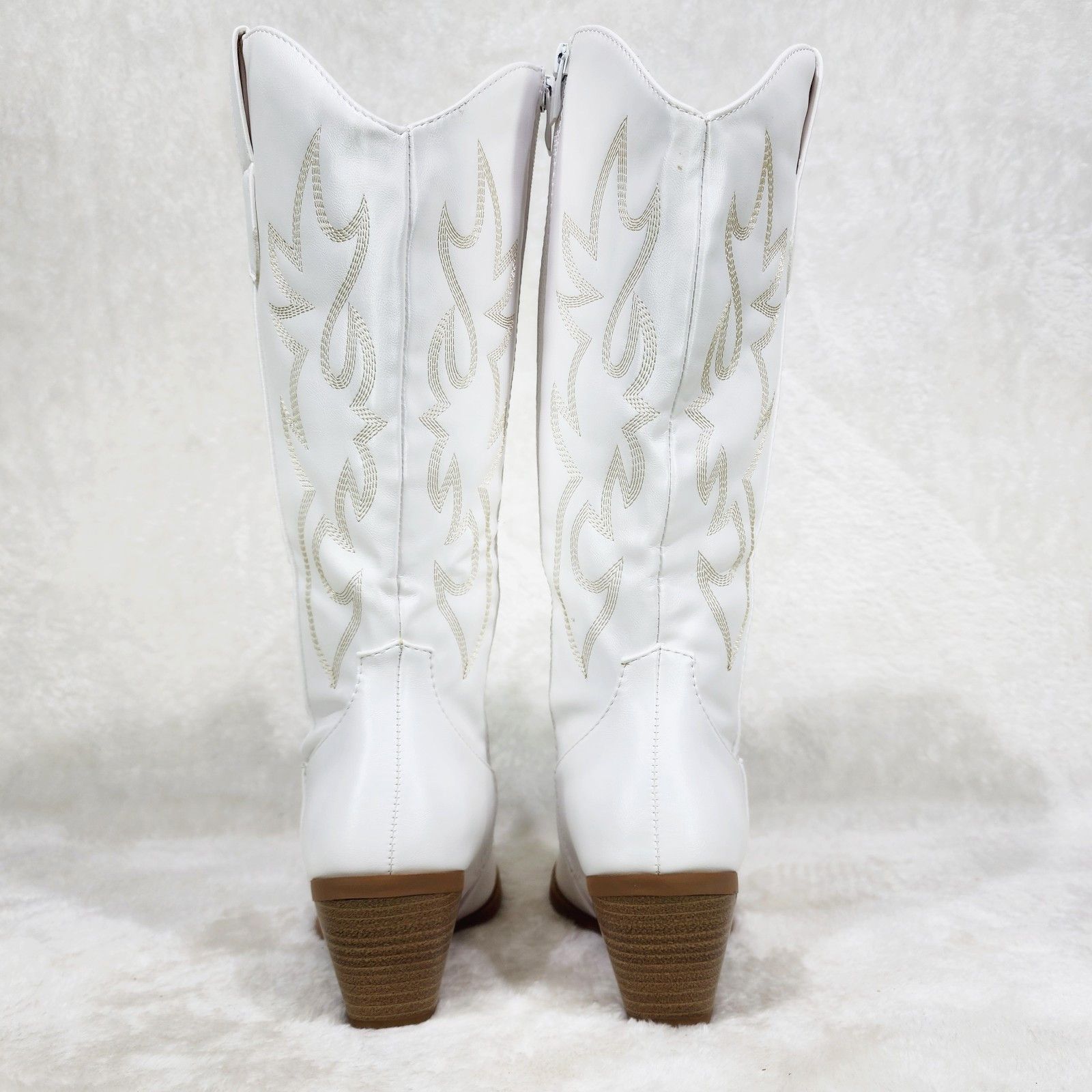 Other Reba White Embroidered Leatherette Country Western Cowgirl Size US 7.5 / IT 37.5 - 5 Thumbnail