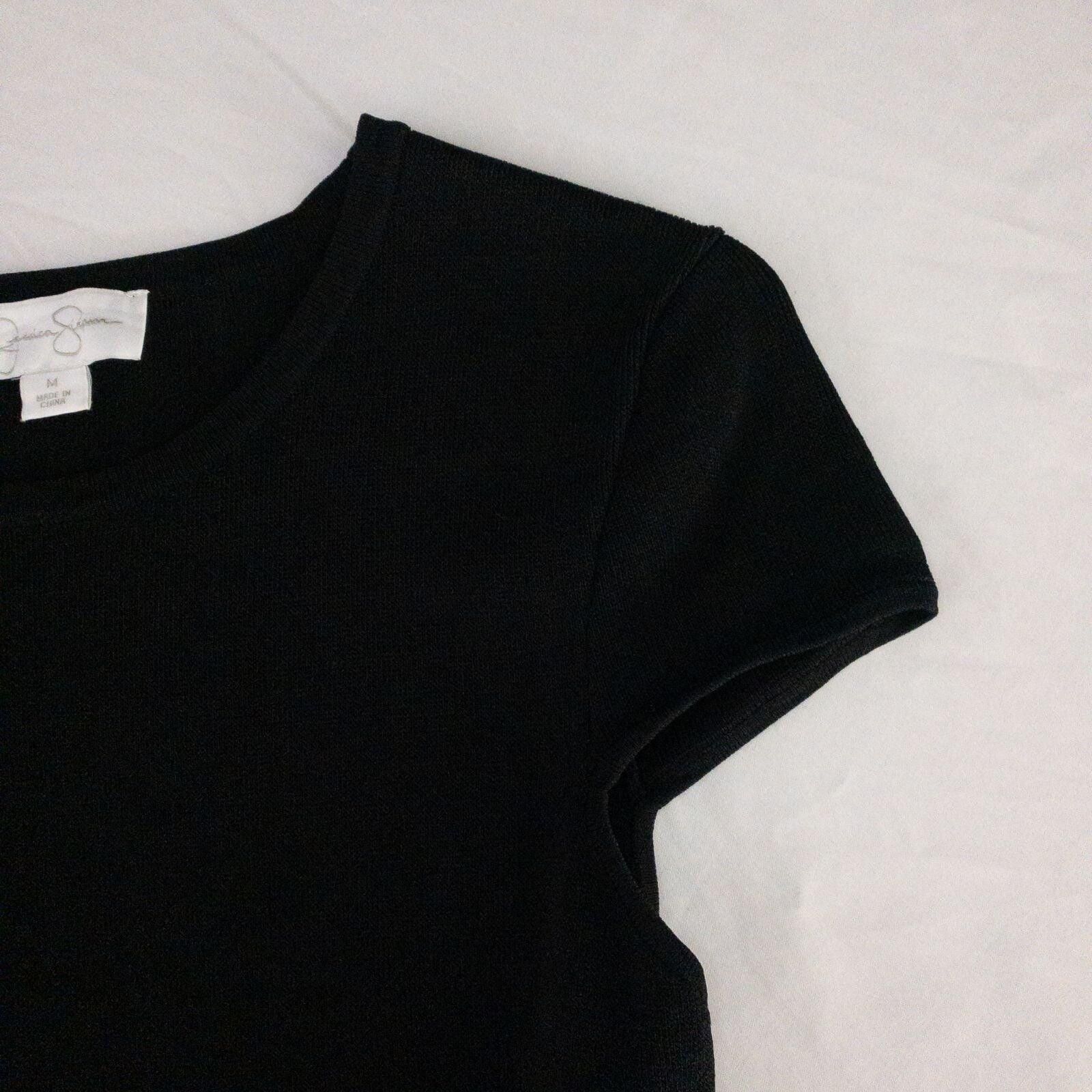 Other Jessica Simpson Black Solid Dress Womens Medium Size M / US 6-8 / IT 42-44 - 4 Thumbnail