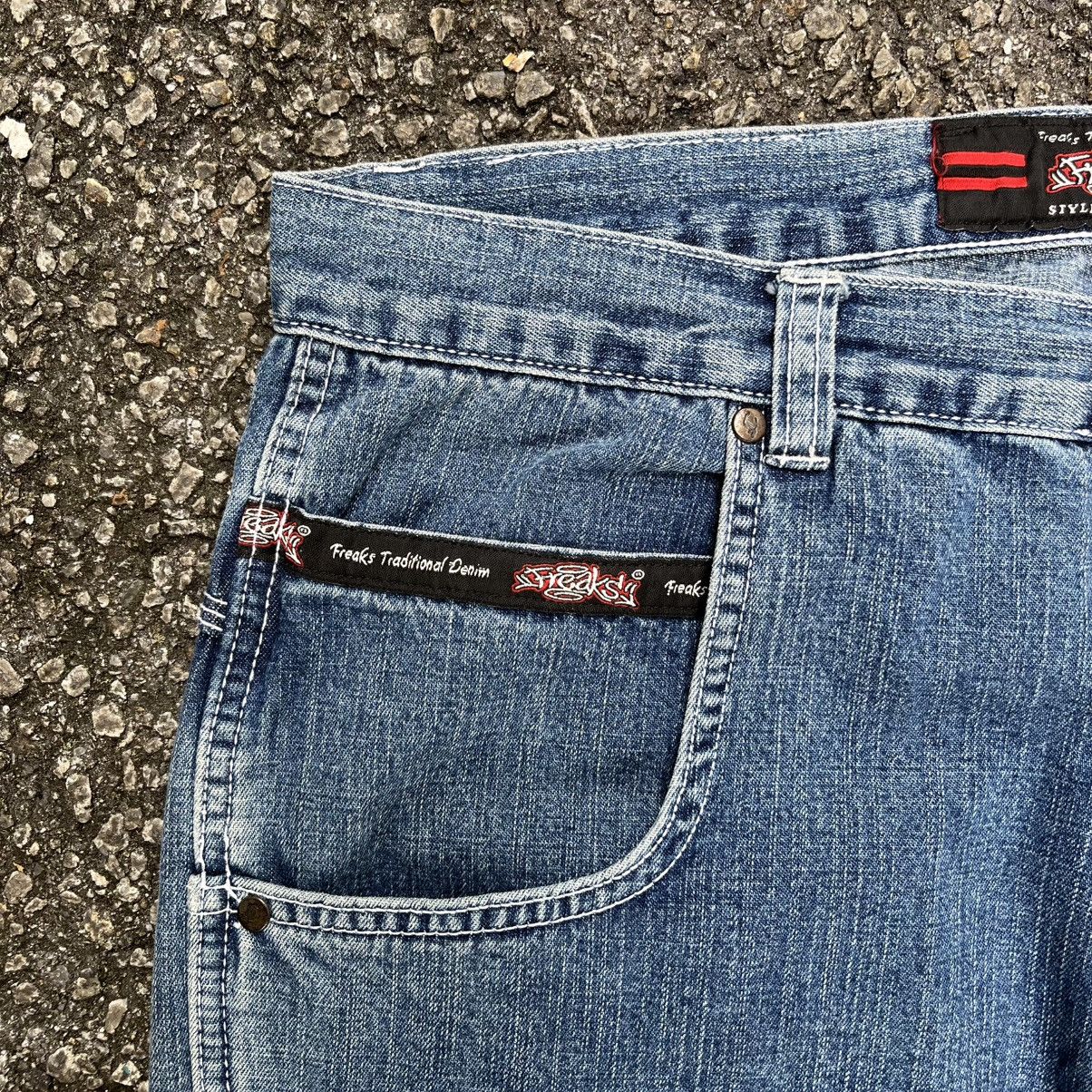 JNCO Y2K Freaks Jorts Baggy Jeans Big Pocket Skater Styled Shorts Size US 34 / EU 50 - 4 Thumbnail