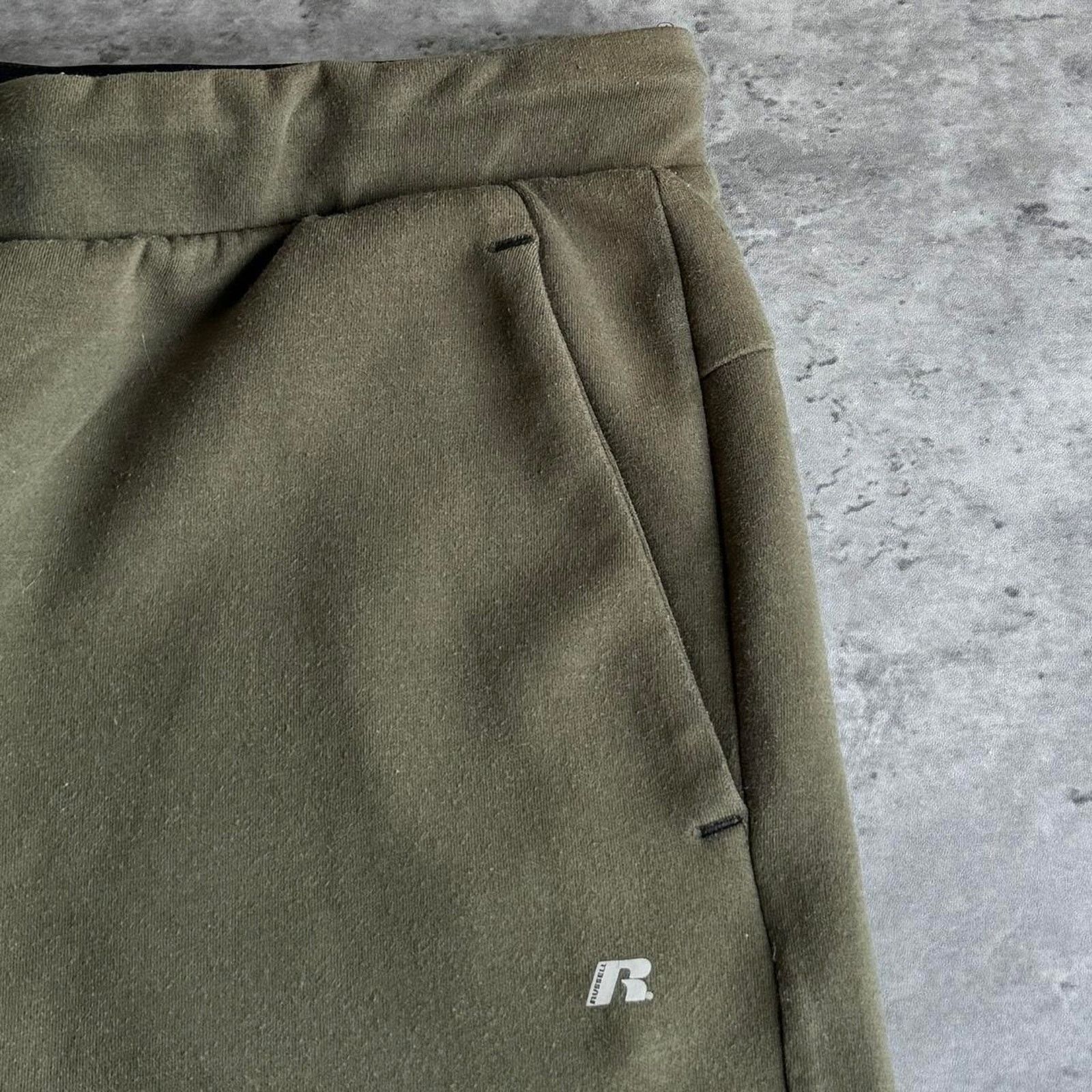 Russell Athletic × Vintage Vintage Y2K Russell Athletic Army Green Jogger Sweatpants Size US 36 / EU 52 - 3 Thumbnail