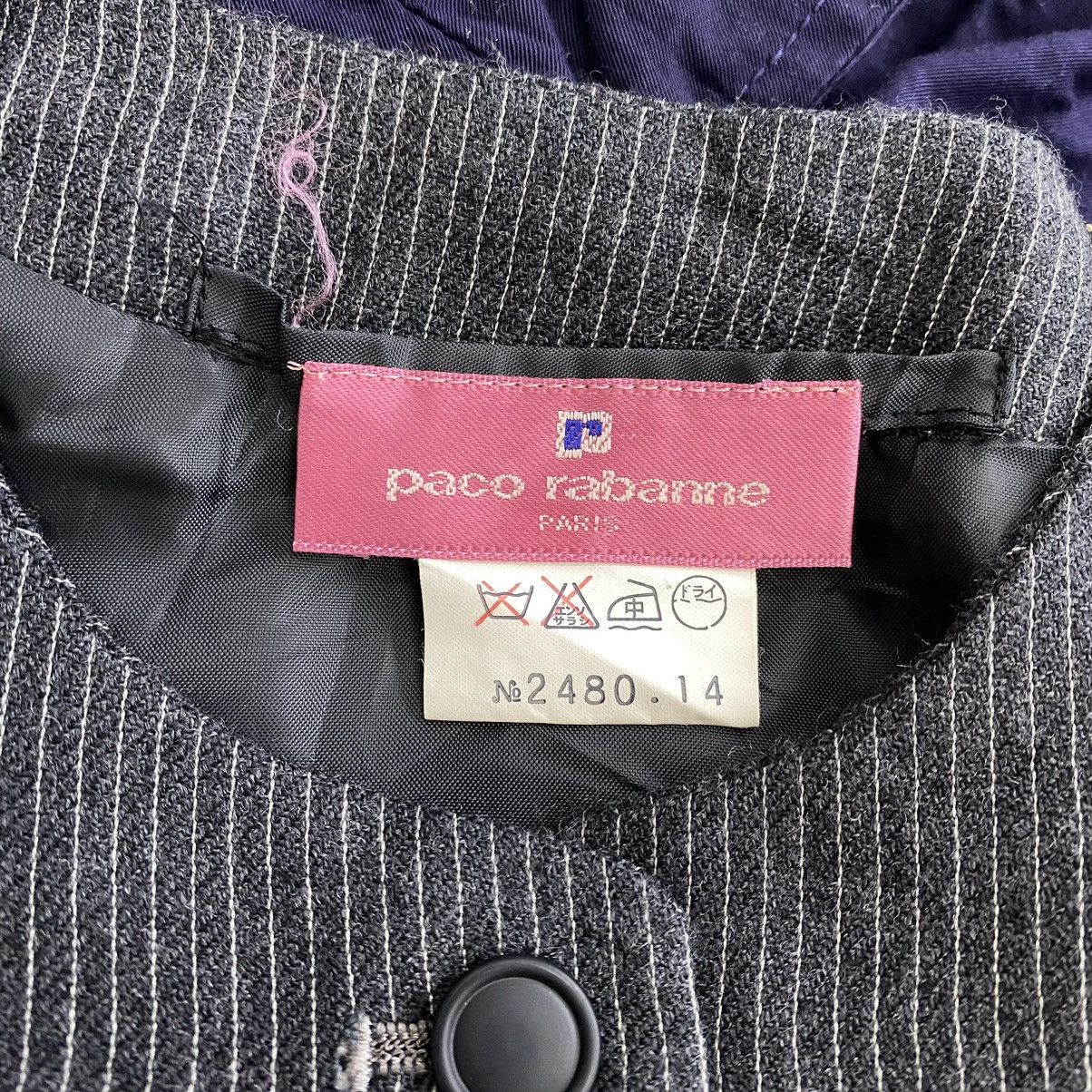Paco Rabanne PACO RABANNE PARIS Italian Brand Hickory Stripes Button Up Size S / US 4 / IT 40 - 3 Thumbnail