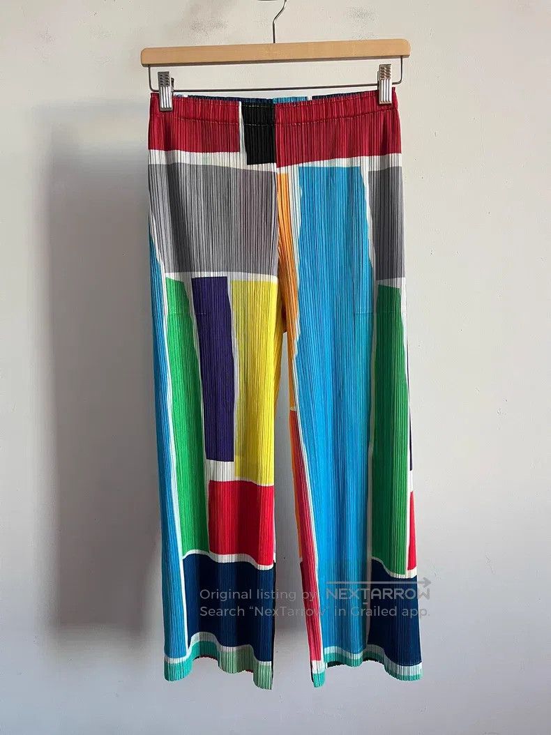 Issey Miyake Issey Miyake size:3 Color - Block Pants Size 22" - 1 Thumbnail