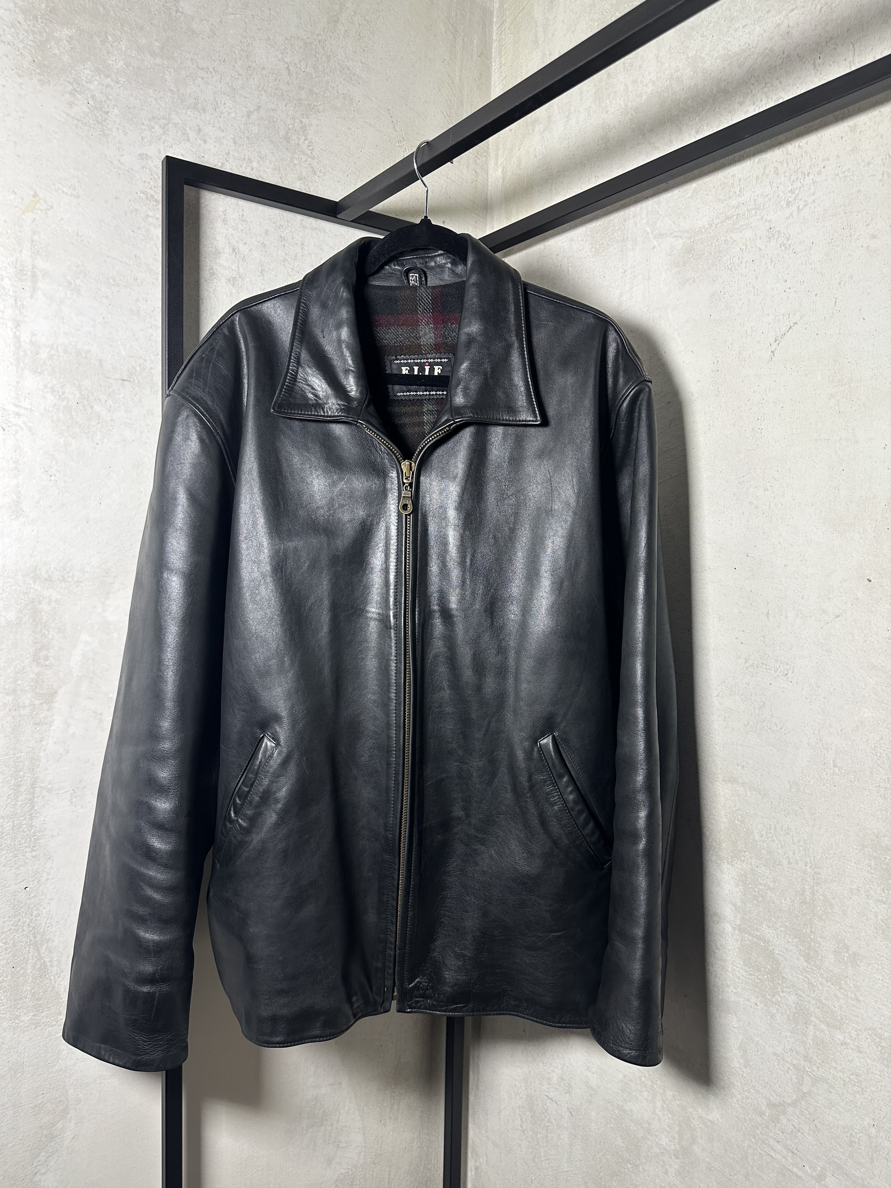 Genuine Leather 00s Vintage Leather Jacket Size US XL / EU 56 / 4 - 9 Thumbnail