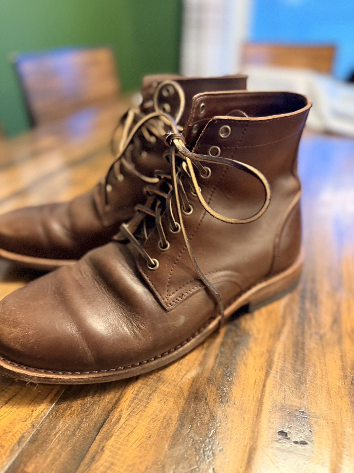 Oak Street Bootmakers Oak Street Brown Chromexcel Trench Boots Size US 9.5 / EU 42-43 - 4 Thumbnail