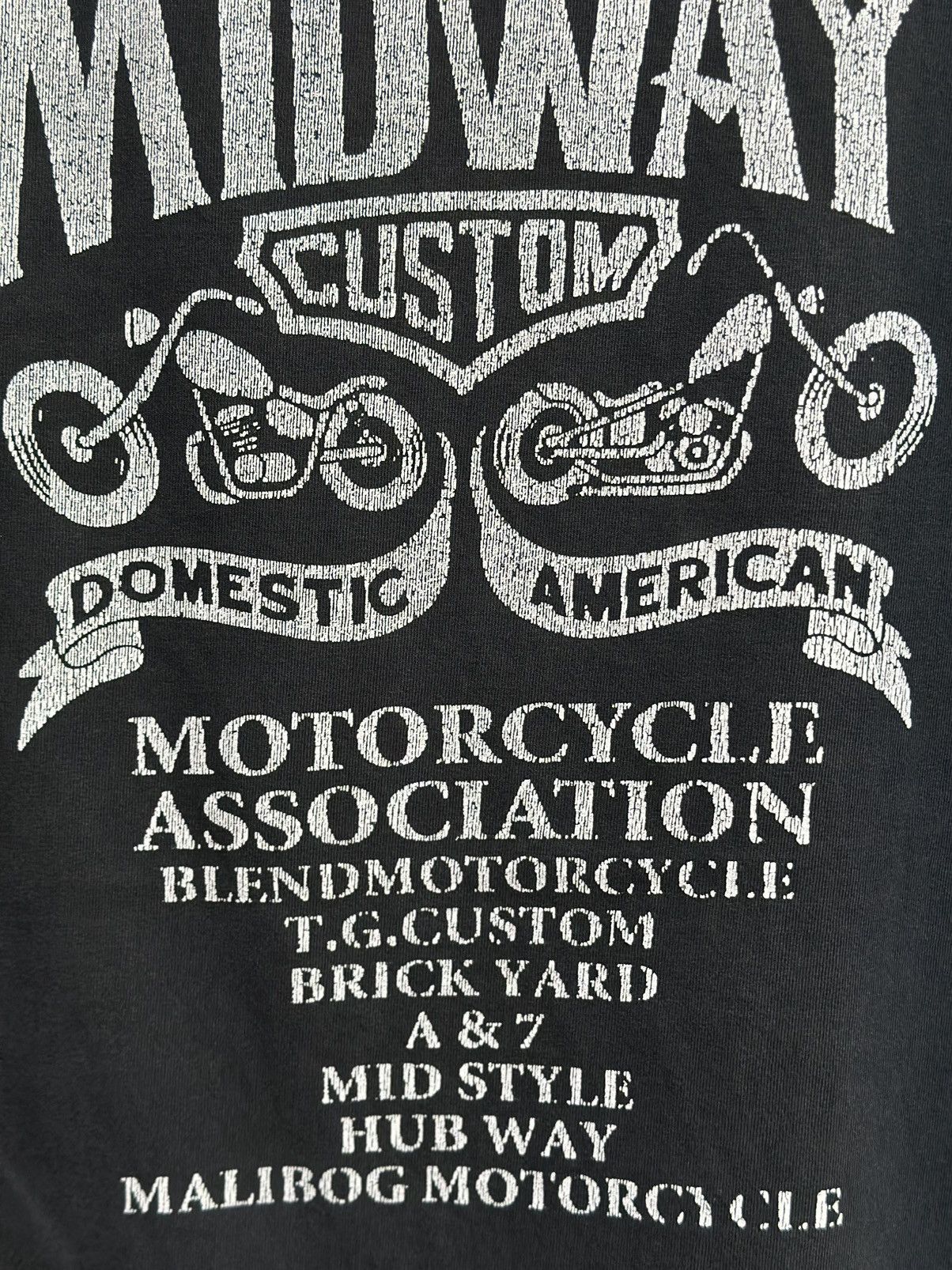 Harley Davidson × Vintage × West Coast Choppers Vintage Midway Custom Domestic American Faded Tee Size US L / EU 52-54 / 3 - 8 Thumbnail