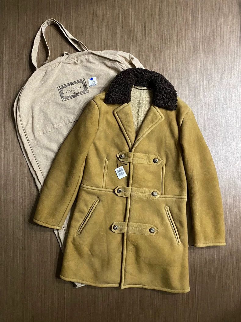 Gucci Gucci Men's sheepskin wool all-in-one coat 2501-Nextarrow Size US S / EU 44-46 / 1 - 1 Thumbnail