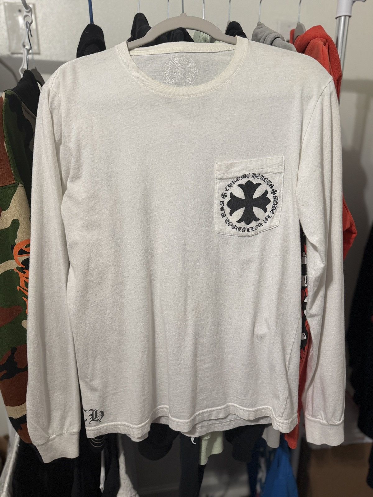 Chrome Hearts Chrome Heart Made In Hollywood Long-Sleeve Size US M / EU 48-50 / 2 - 1 Thumbnail