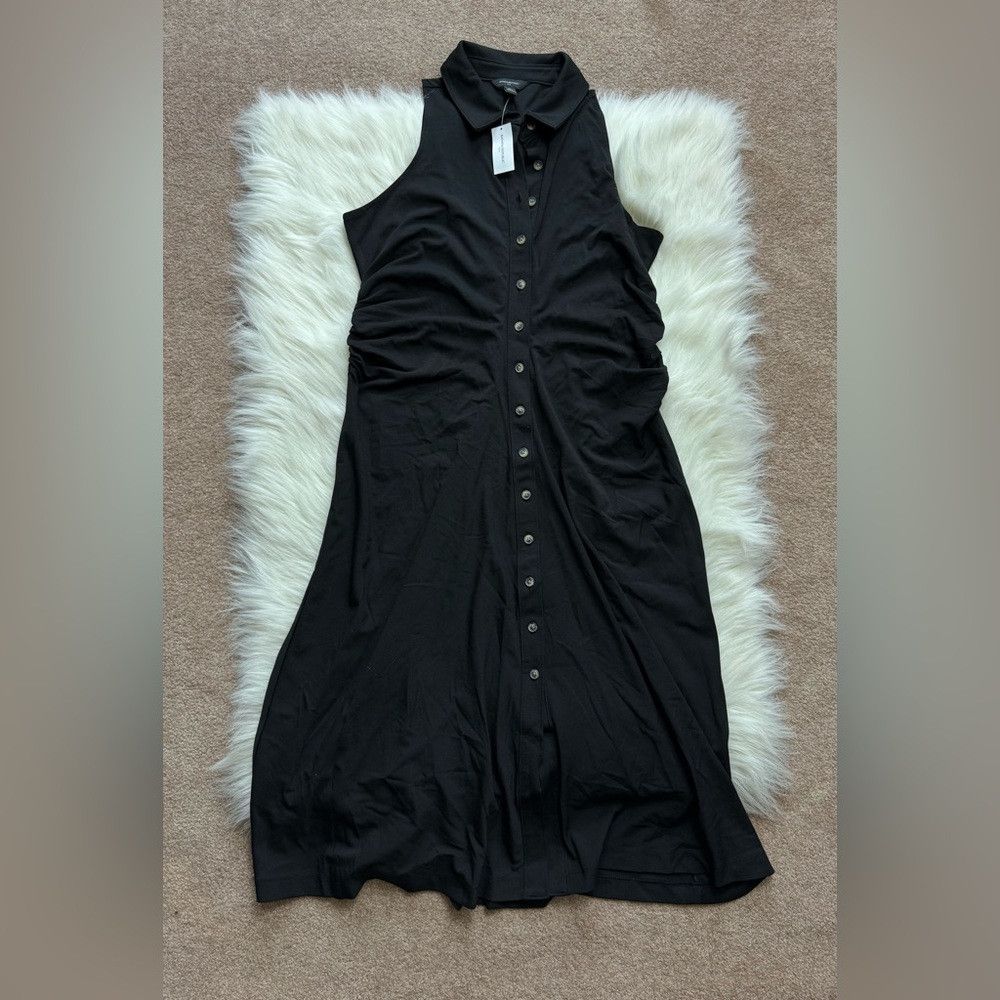 Banana Republic Banana Republic Racer Ruched Waist Shirring Side Midi Dress Size M / US 6-8 / IT 42-44 - 2 Thumbnail