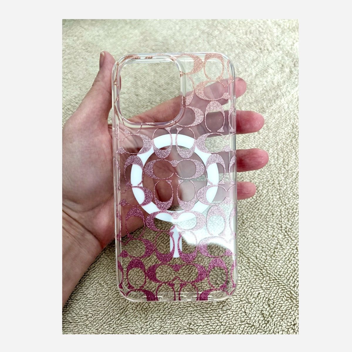 Coach Coach Protective Clear Case for MagSafe IPhone 15 Pro Max Size ONE SIZE - 5 Thumbnail