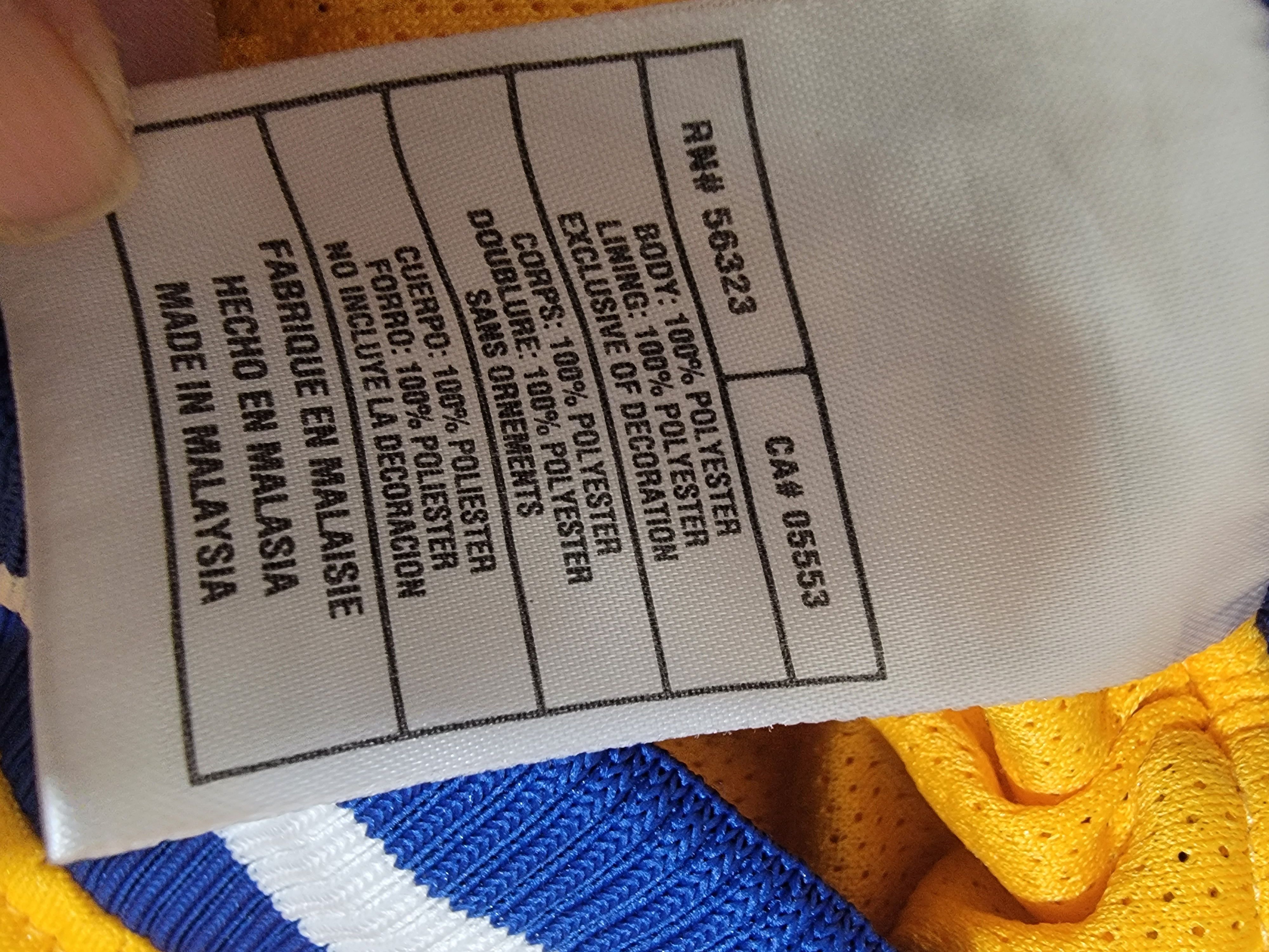 Nike VINTAGE Y2K Nike Yellow/Blue Diamond Basketball Shorts Xxl Size US 40 / EU 56 - 7 Thumbnail