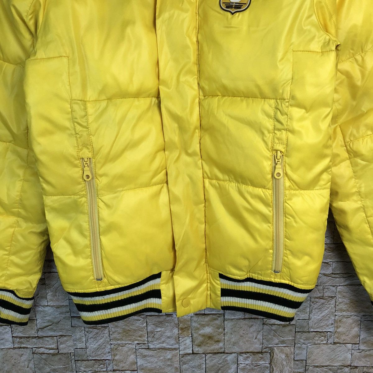 Japanese Brand Coandus Yellow puffer jacket #A236 Size US M / EU 48-50 / 2 - 6 Thumbnail