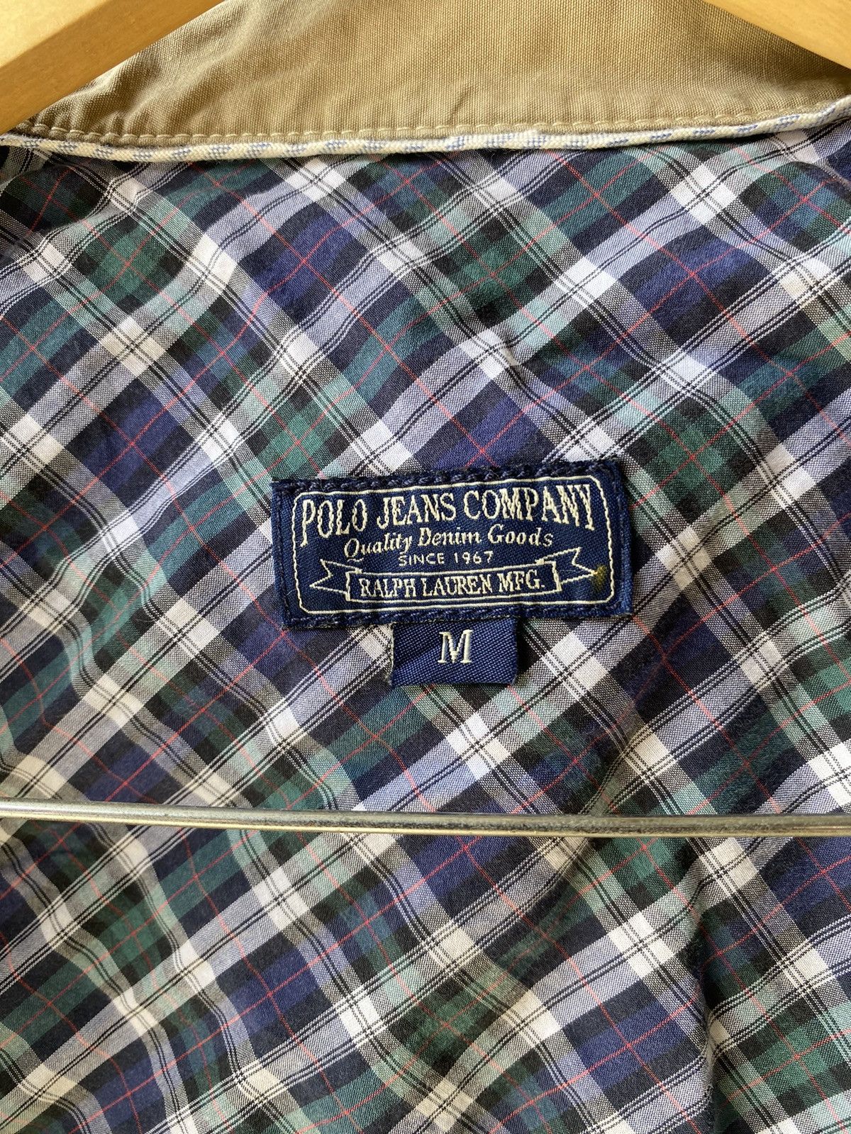 Flannel × Japanese Brand × Polo Ralph Lauren Polo Shirts Button Up Long Sleeve Size M / US 6-8 / IT 42-44 - 7 Thumbnail
