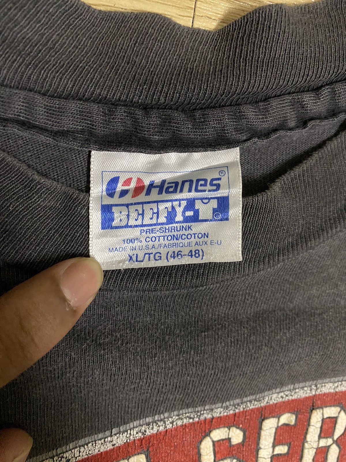 Hanes × Vintage Silent Service USS Florida SSBN-728 Submarine US Navy Size US XL / EU 56 / 4 - 9 Thumbnail