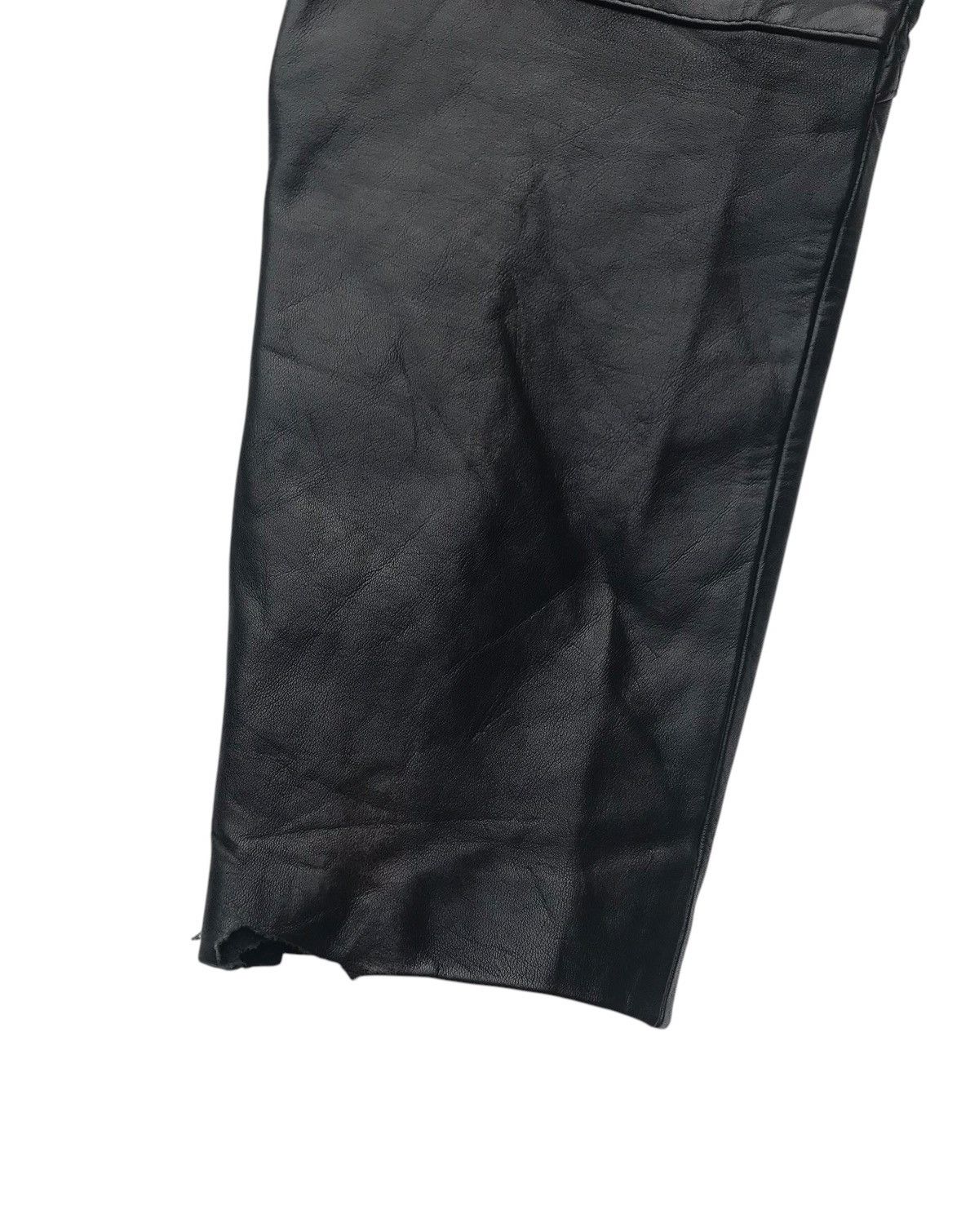 Leather Vintage Inoue Genuine Leather Riding Biker Pants Size US 33 - 11 Thumbnail