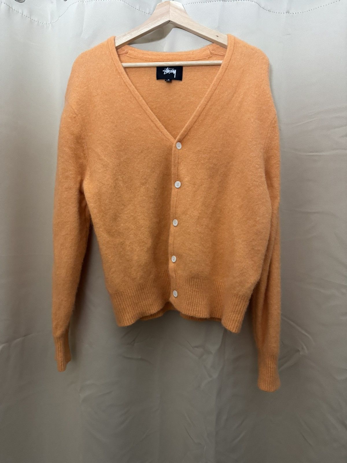Stussy Brushed Cardigan Size US S / EU 44-46 / 1 - 1 Thumbnail