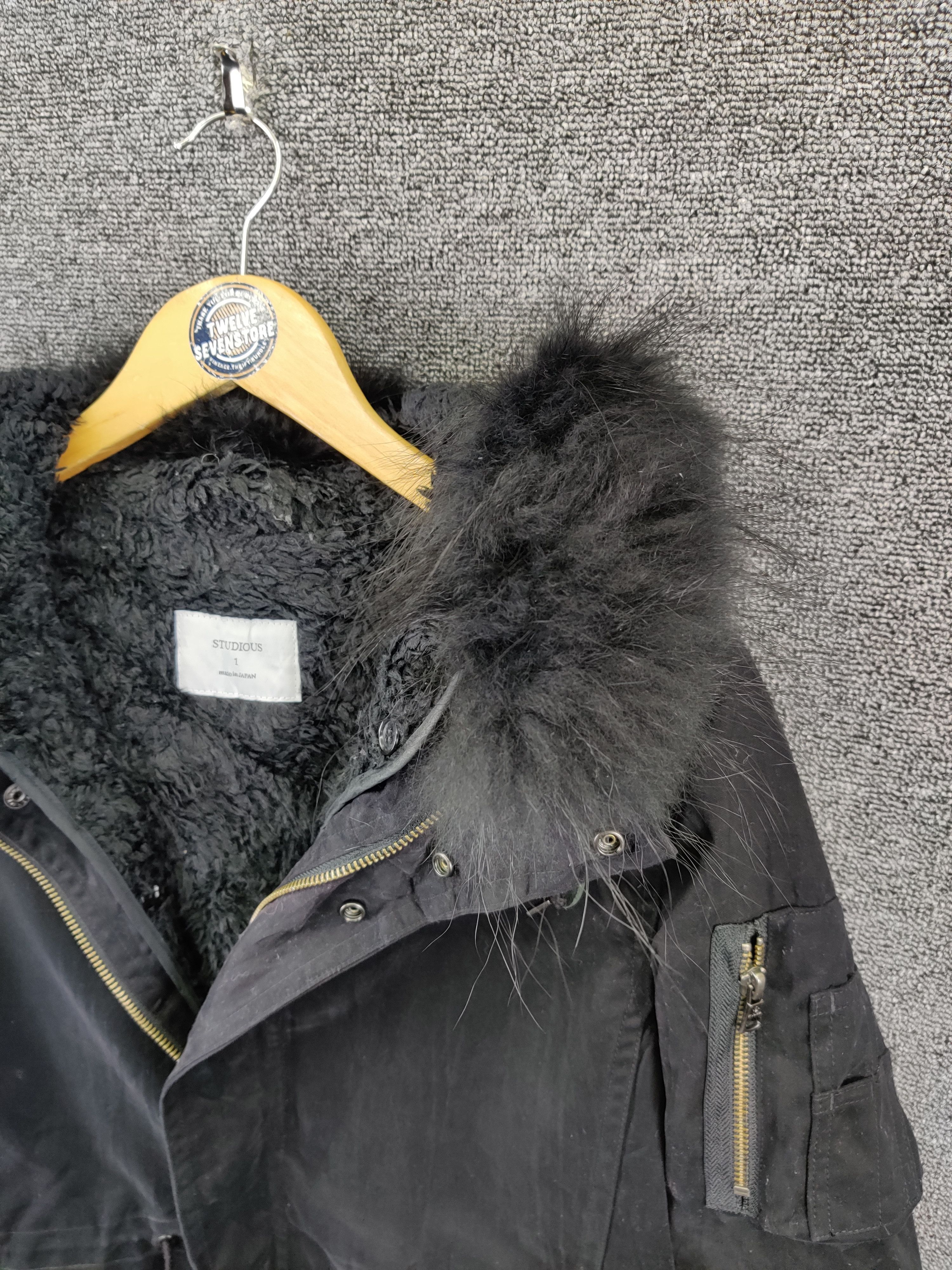 Japanese Brand Vintage Studious N-3B Parka Flight Fur Jacket Size US M / EU 48-50 / 2 - 5 Thumbnail