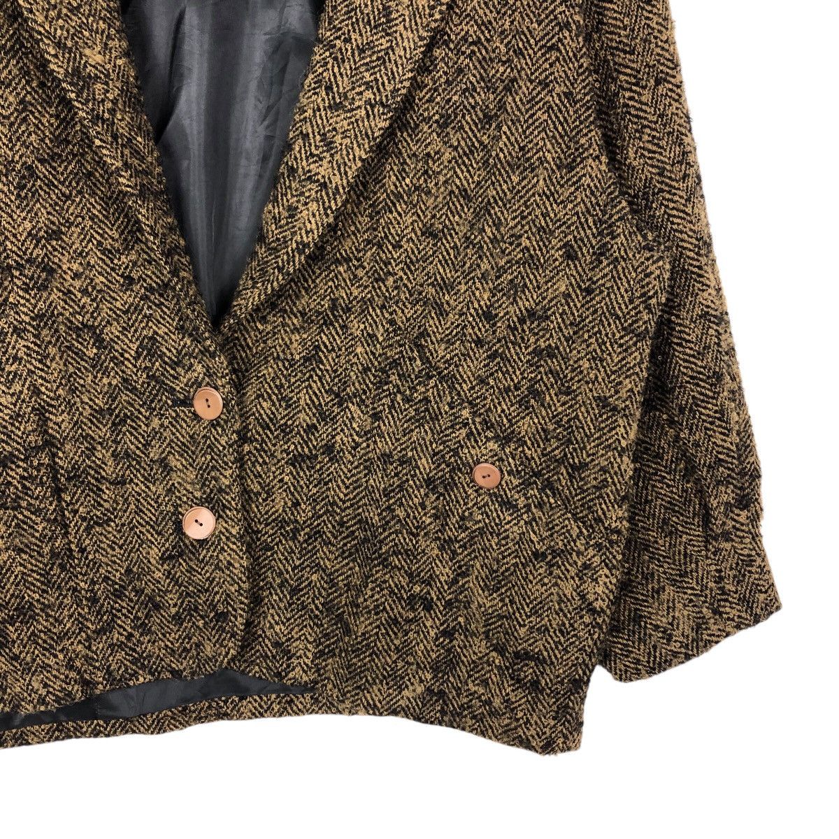 Japanese Brand 📌Vintage Wool Herringbone Bomber Jacket Murayama Kapital Size US M / EU 48-50 / 2 - 6 Thumbnail