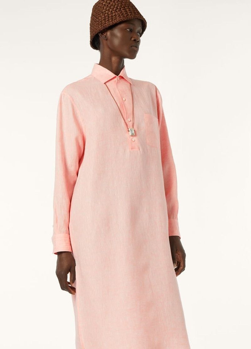 Loro Piana o1srvl11e0526 FAP3840 Lora Dress in Light Pink Size XS / US 0-2 / IT 36-38 - 4 Thumbnail