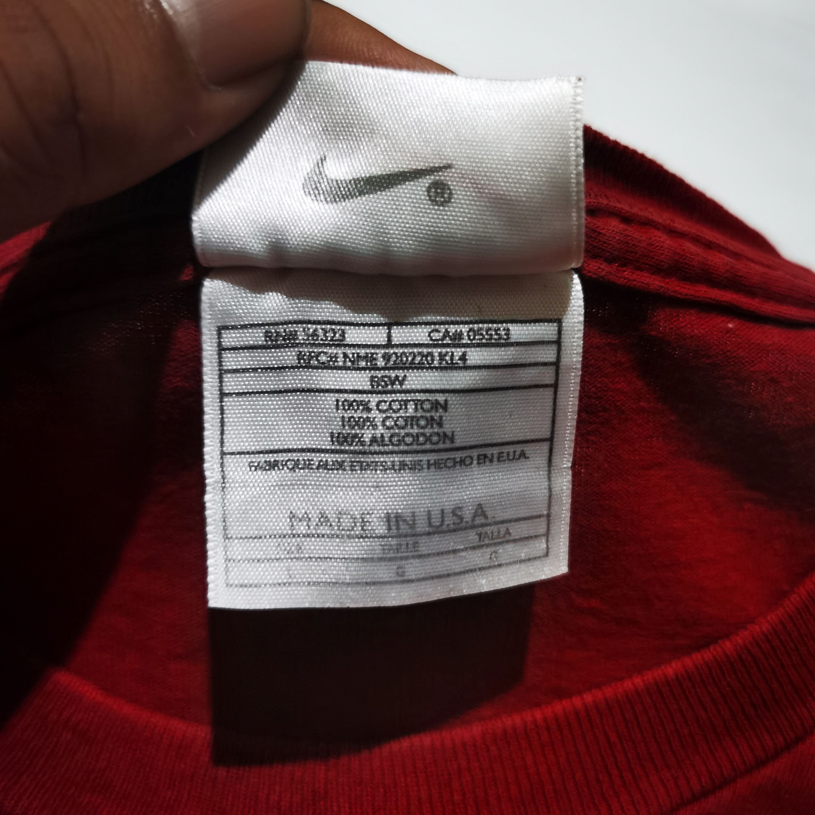 Nike Vintage 90s Nike big swoosh Size US L / EU 52-54 / 3 - 3 Thumbnail