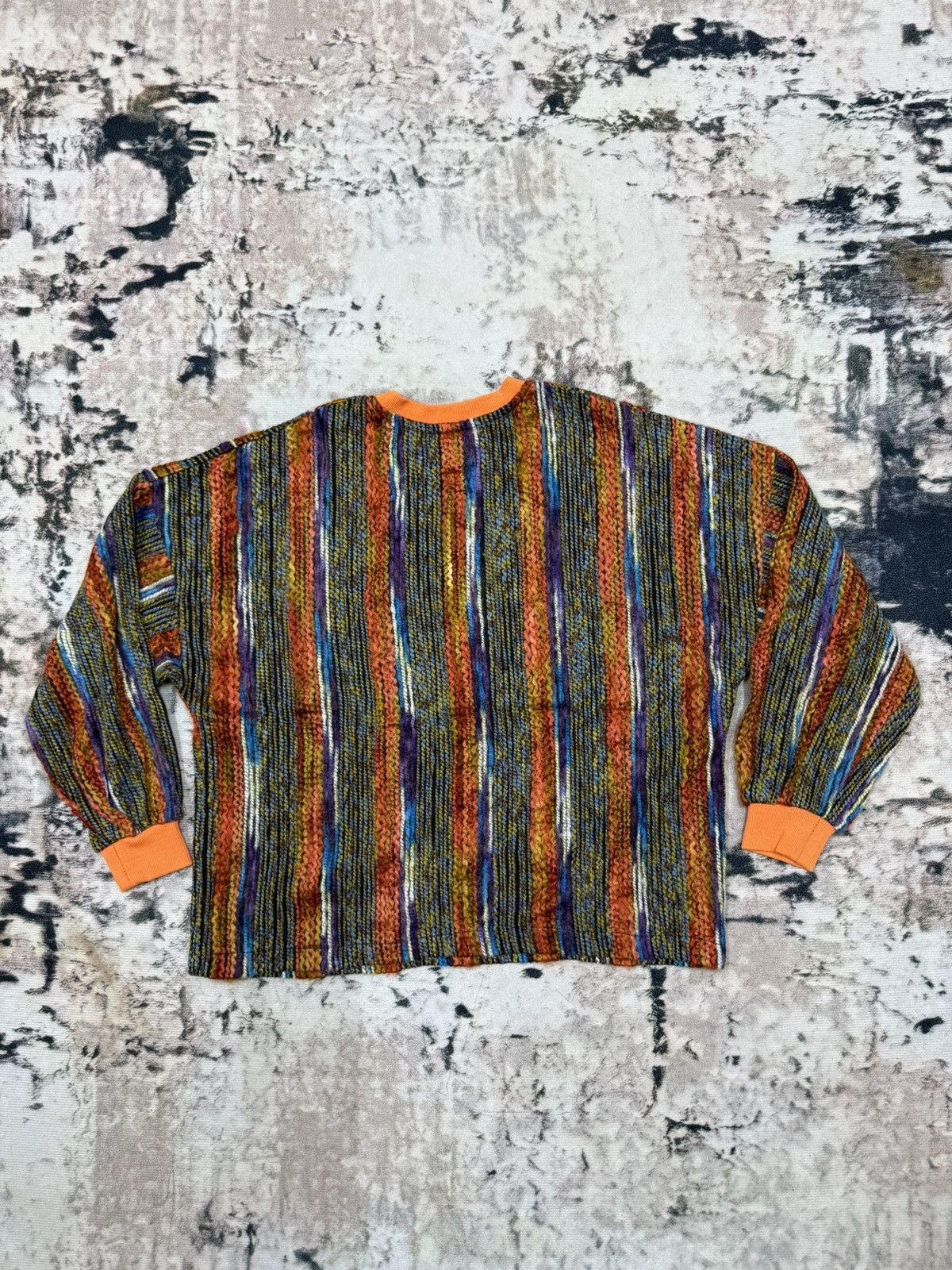 Japanese Brand Unbranded Knit Cropped Sweatshirt Size L / US 10 / IT 46 - 9 Thumbnail