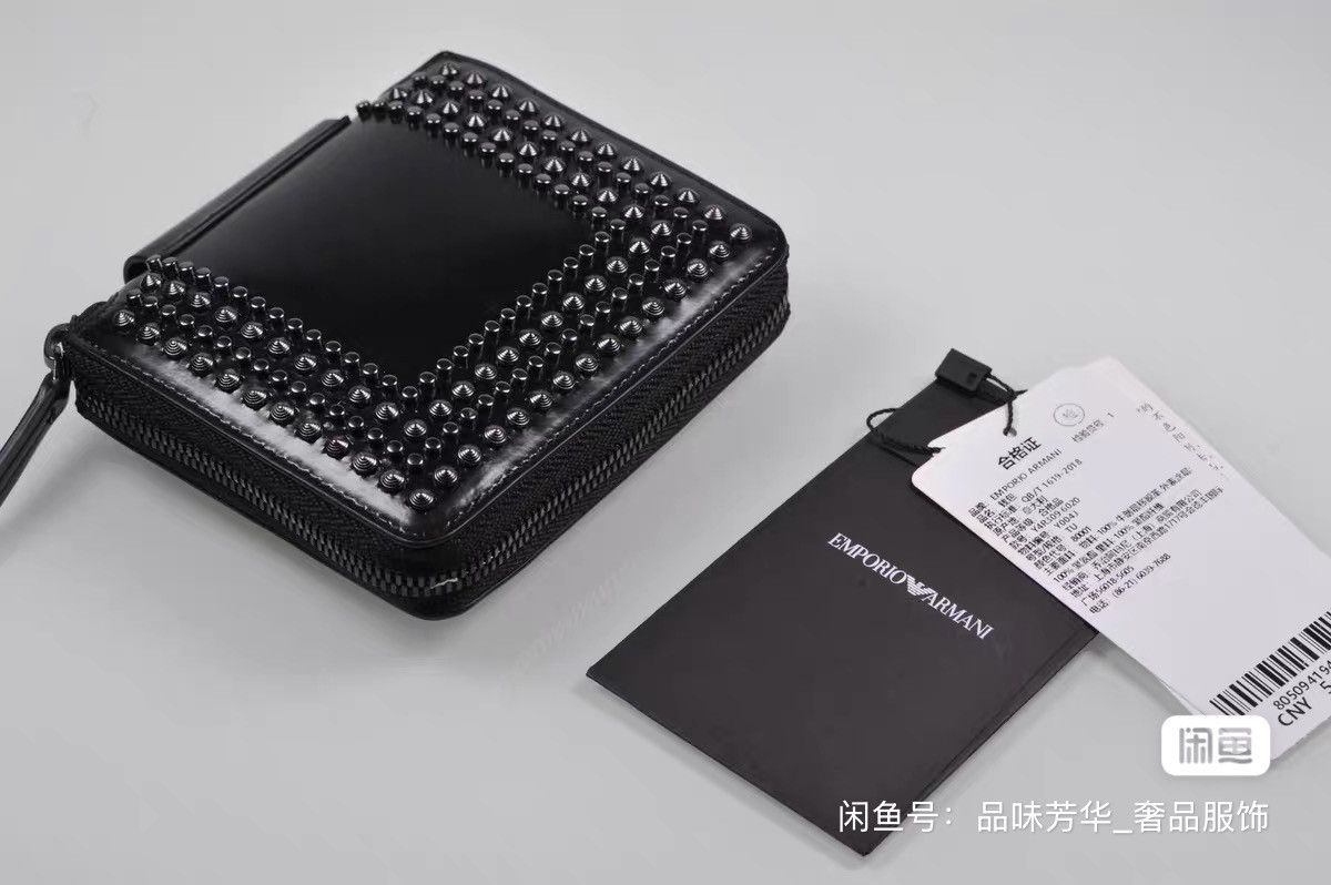 Emporio Armani EMPORIO ARMANI leather studed wallet bag dior prada Size ONE SIZE - 1 Thumbnail