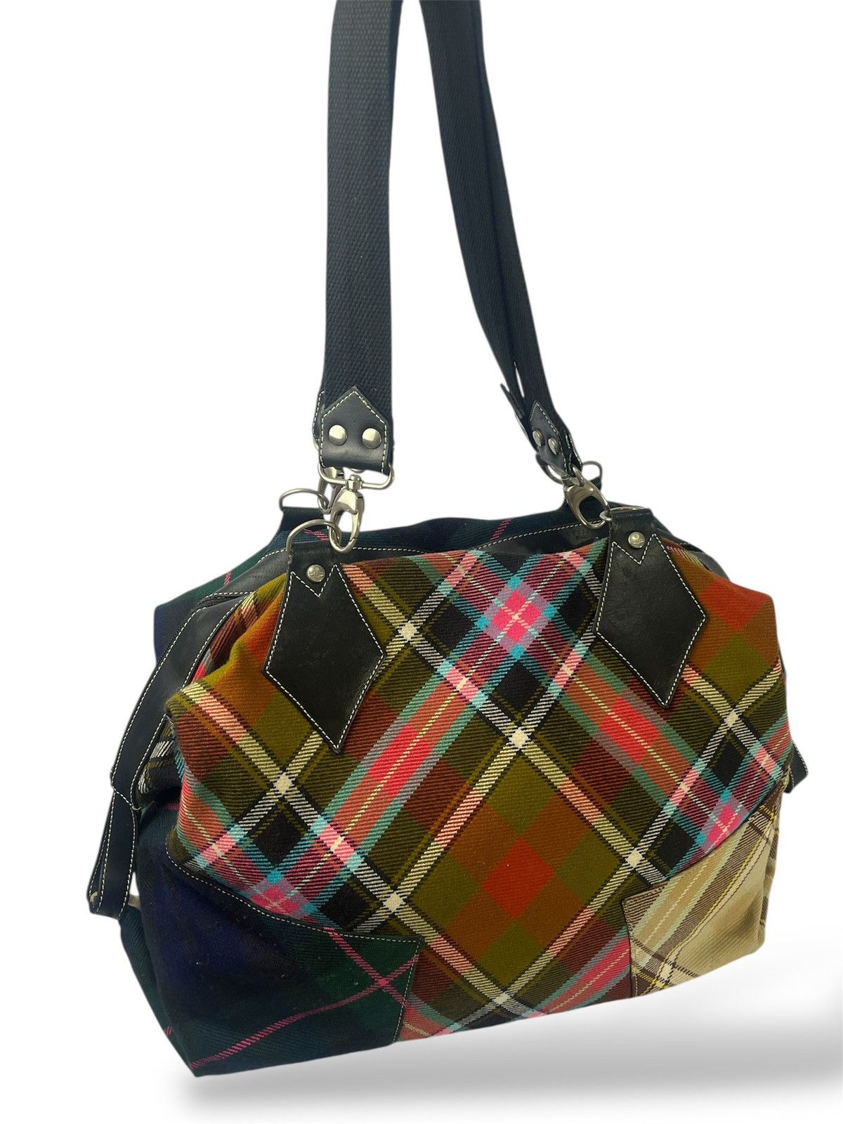 Vivienne Westwood Wool Tartan Shoulder bag Size ONE SIZE - 6 Thumbnail