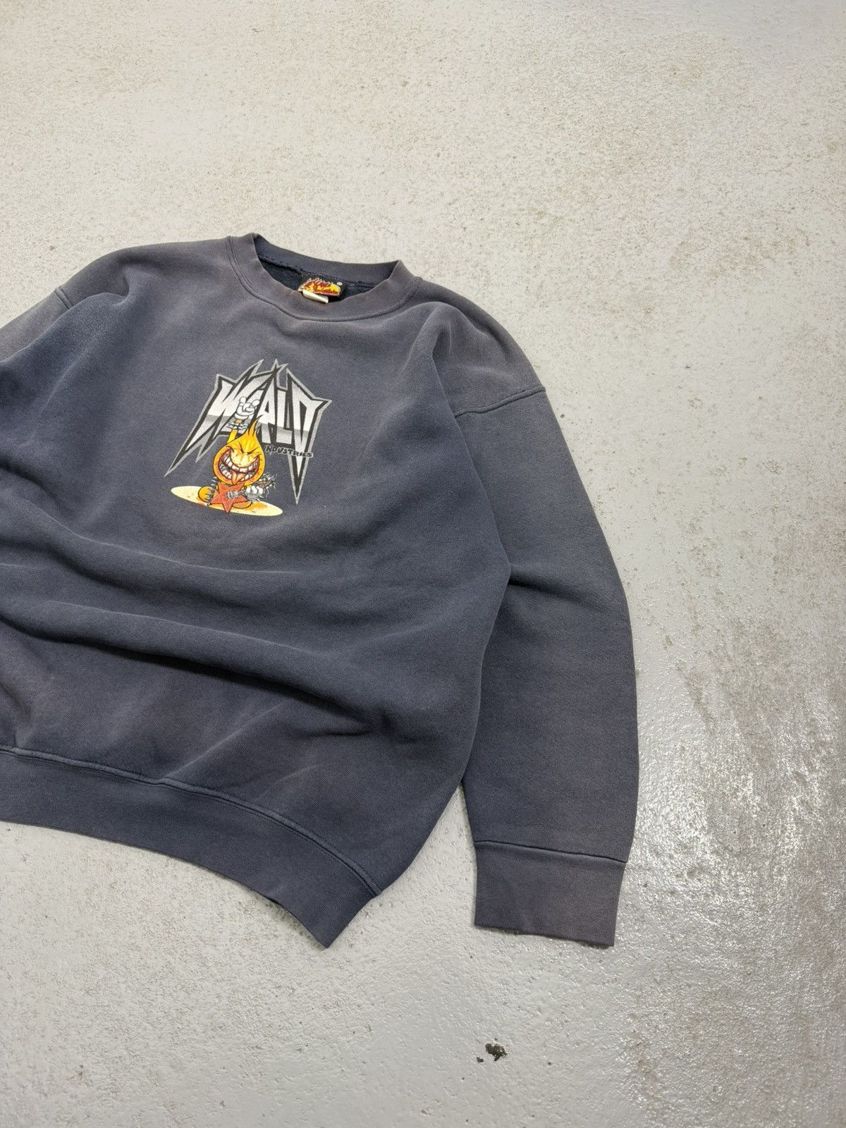 World Industries Vintage 90s Faded World Industries Skate Y2K Sweatshirt Size US M / EU 48-50 / 2 - 6 Thumbnail