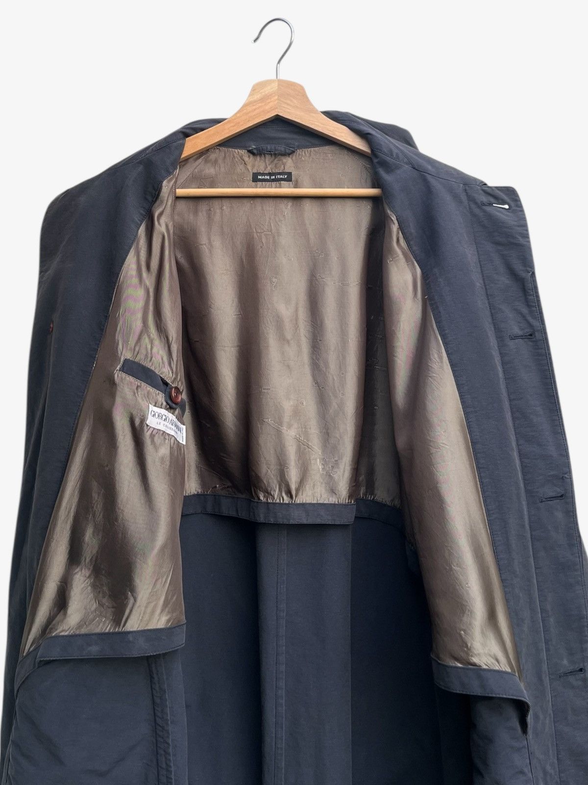 Giorgio Armani Vintage 90’s Giorgio Armani Le Collezioni Trench Coat Size US L / EU 52-54 / 3 - 12 Thumbnail