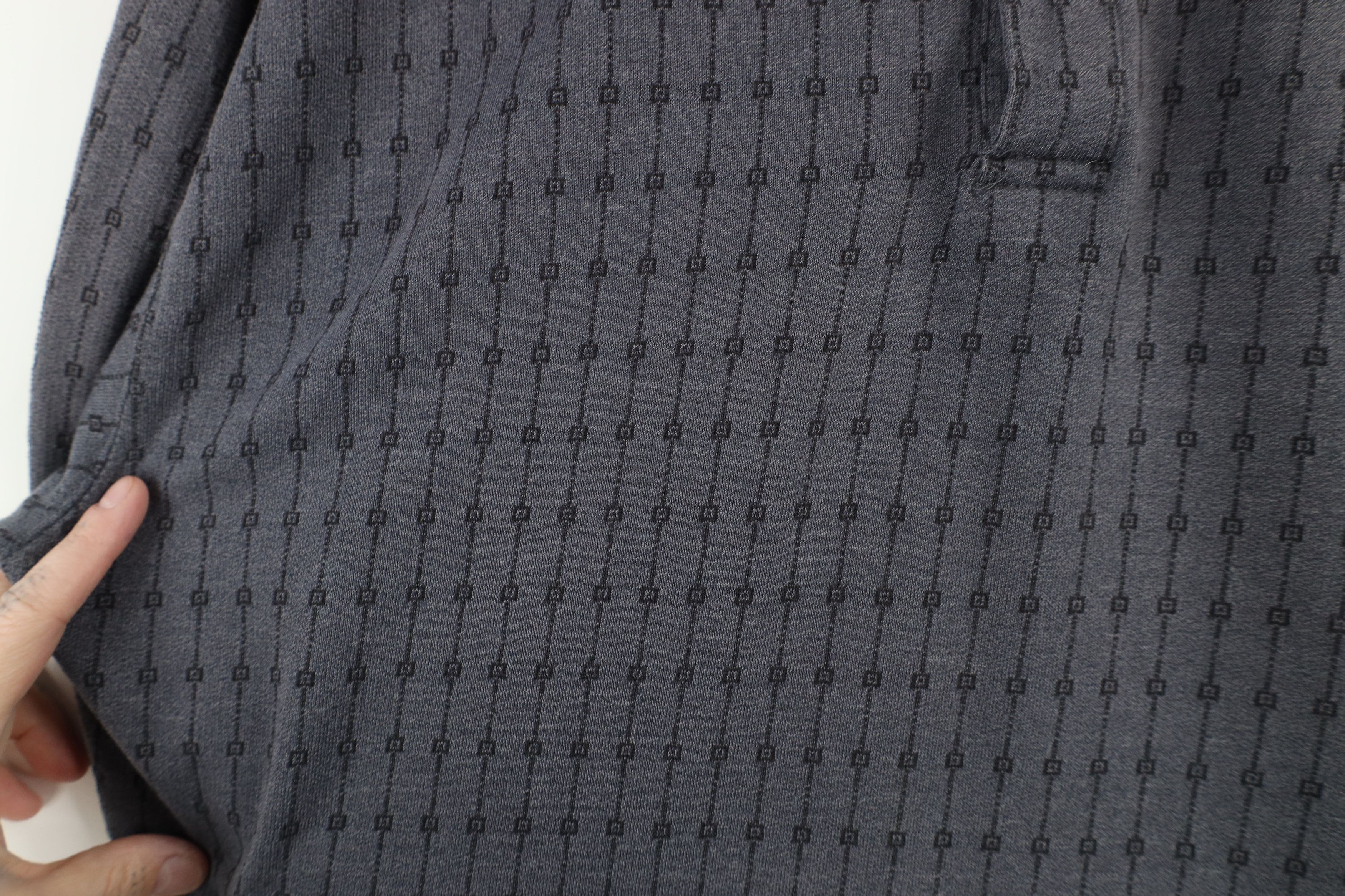 Vintage Vintage 90s Streetwear Geometric Knit Long Sleeve Rugby Polo Size US M / EU 48-50 / 2 - 4 Thumbnail