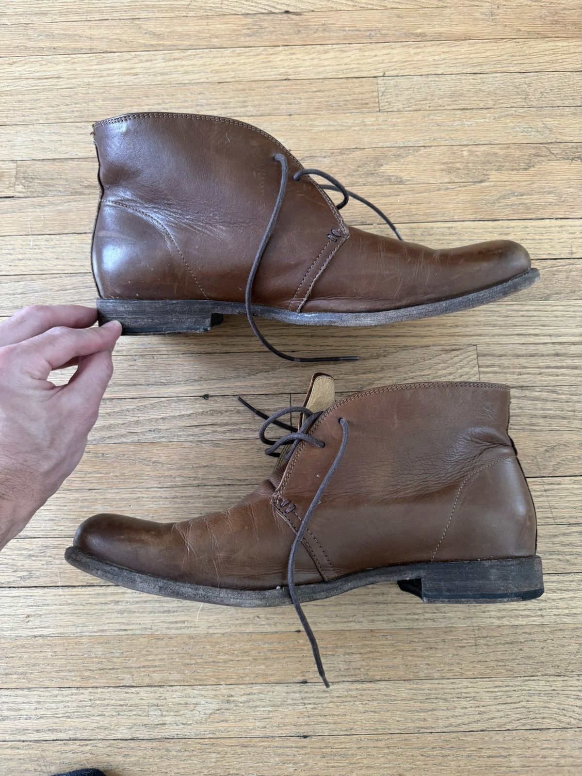 FRYE Men\'s Phillip Chukka Leather Boots Size 9‎ D Frye Frye Phillip Leather Chukka Boots | Grailed main image 2