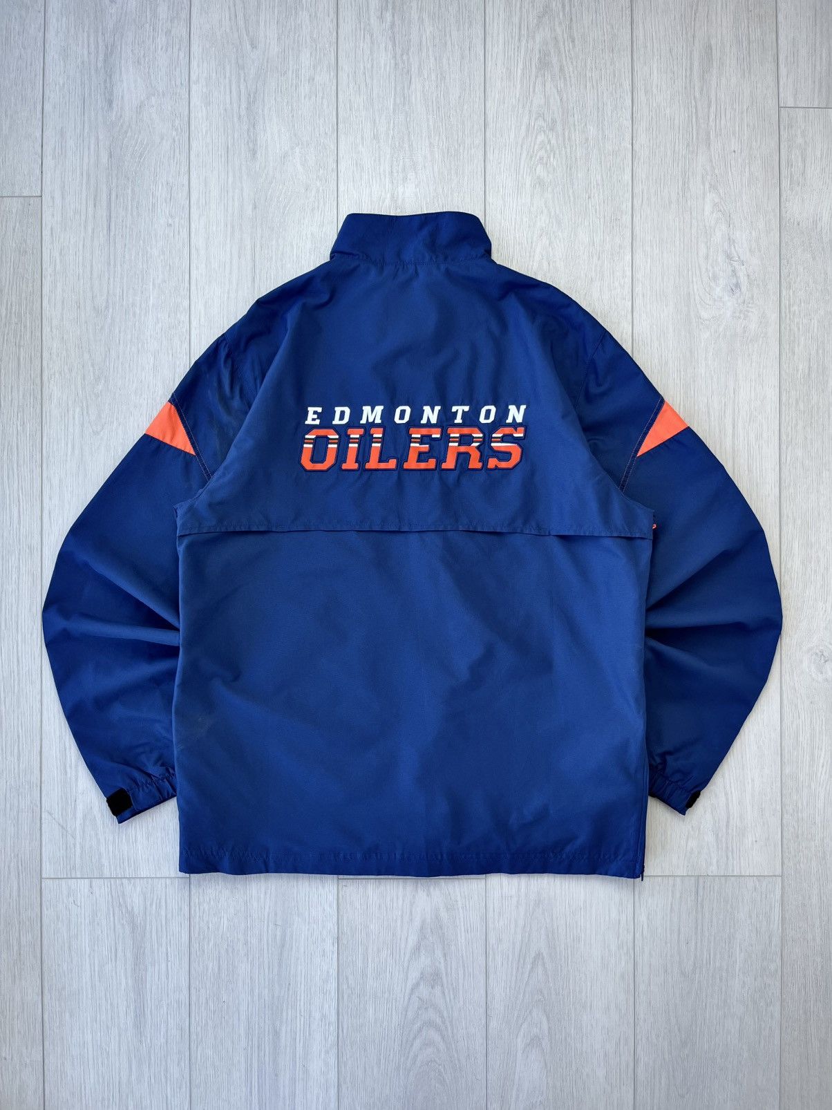 Reebok Vintage Reebok Edmonton Oilers Track Jacket NHL USA Y2K 90s Size US S / EU 44-46 / 1 - 1 Thumbnail
