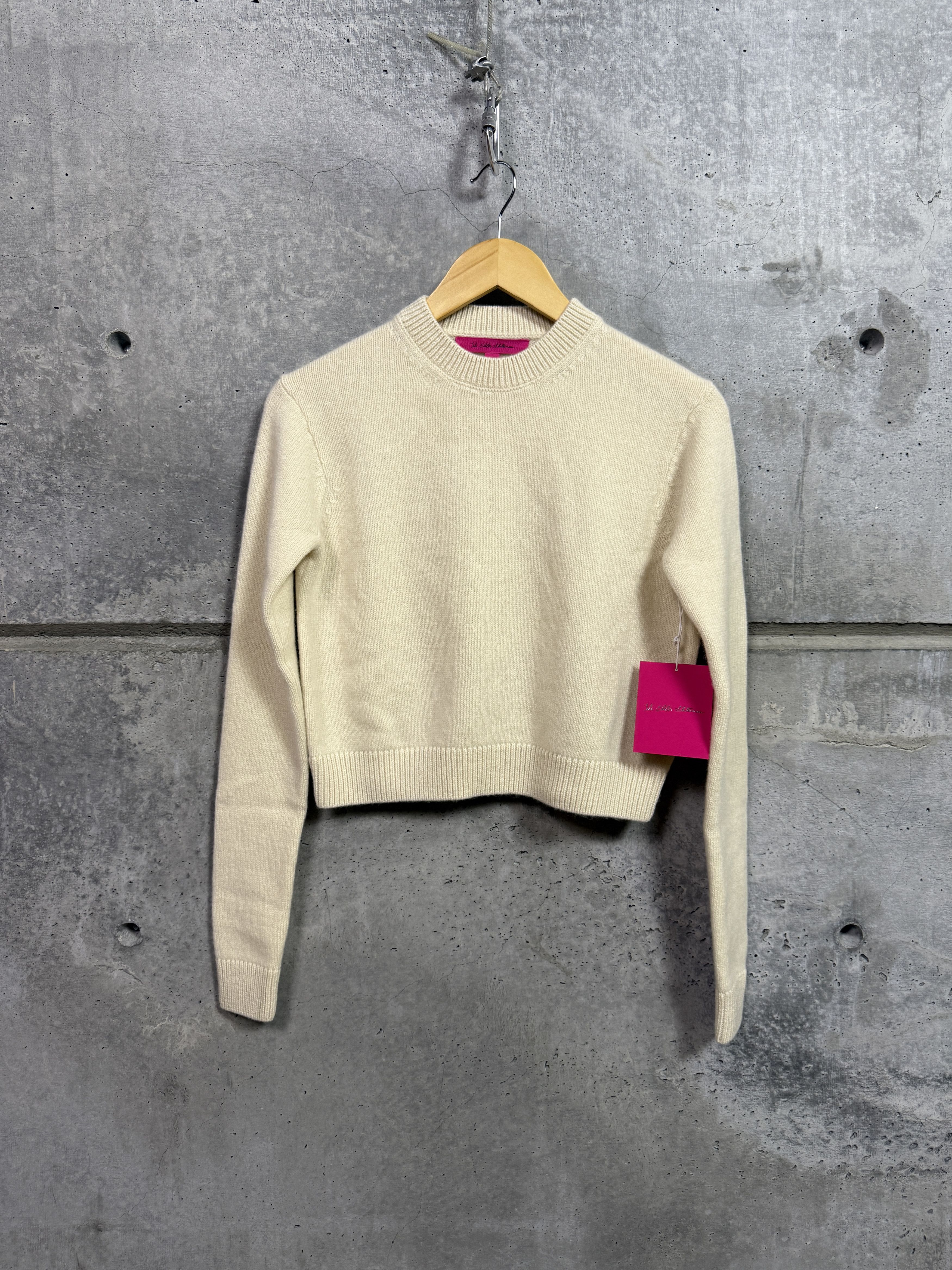 The Elder Statesman $1050 The Elder Statesman Simple Crew Cashmere Sweater Size S / US 4 / IT 40 - 5 Thumbnail