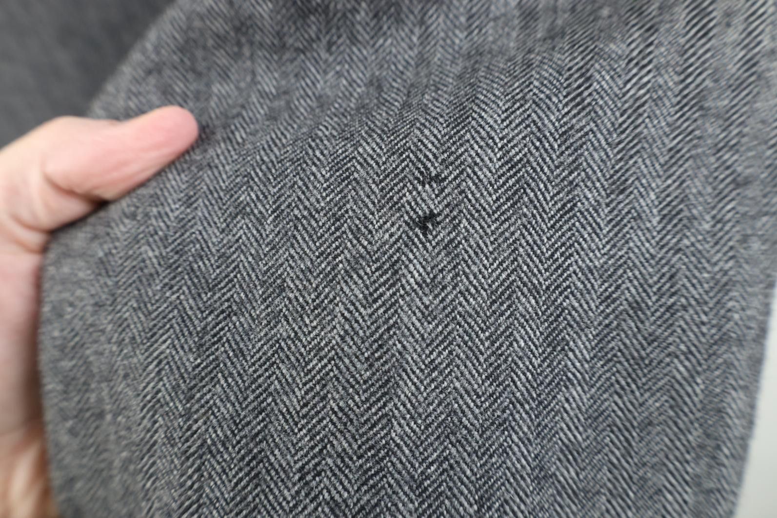Vintage Vintage 60s 70s Streetwear Herringbone Overcoat Jacket USA Size US XXL / EU 58 / 5 - 4 Thumbnail