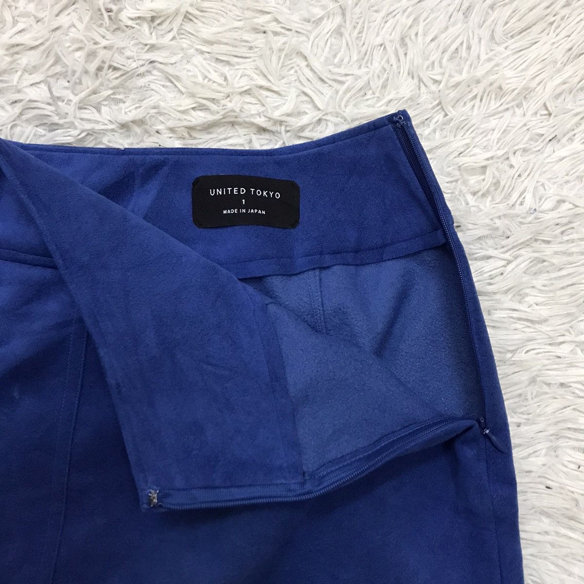 Japanese Brand × Vintage UNITED TOKTO SYNTHETIC LEATHER SKIRT Size 26" / US 2 / IT 38 - 8 Thumbnail