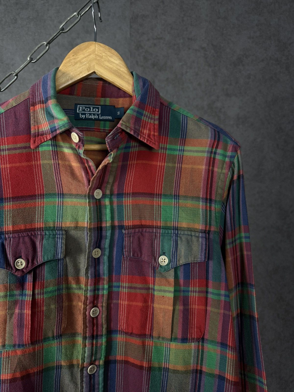 Polo Ralph Lauren Polo Ralph Lauren designer flannel checkered shirt Size US S / EU 44-46 / 1 - 2 Thumbnail