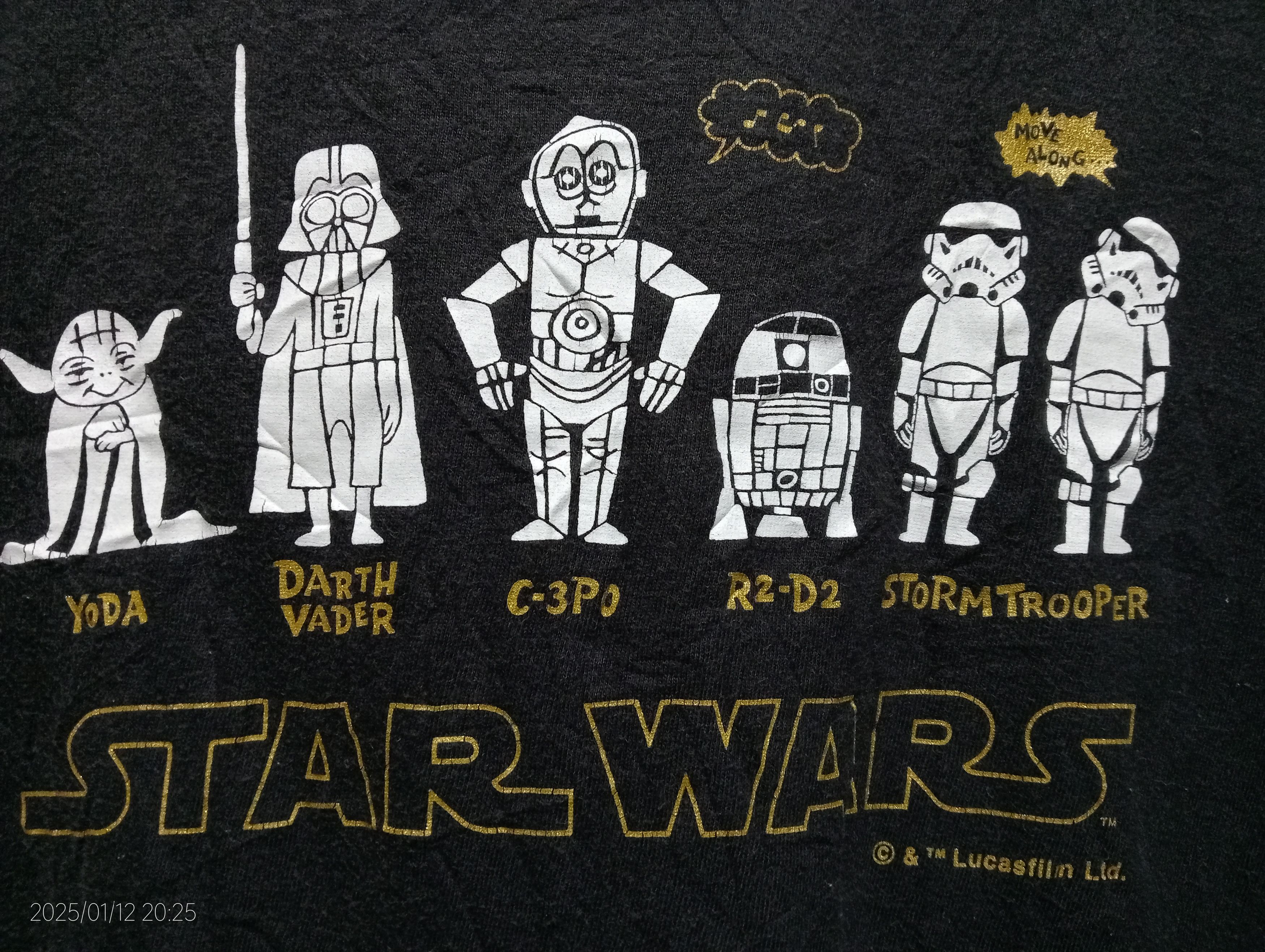 Vintage Disney on Classic Star Wars Movie Characters Tee