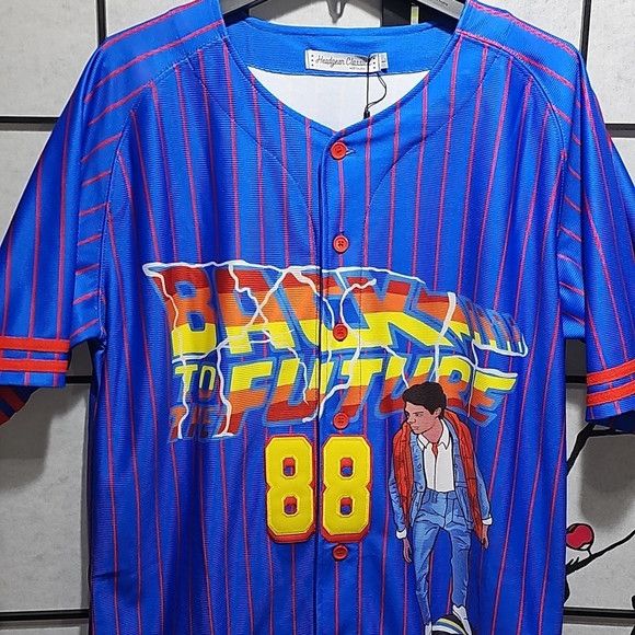 Other Back to the Future Marty McFly Baseball Jersey Large Size US L / EU 52-54 / 3 - 2 Thumbnail