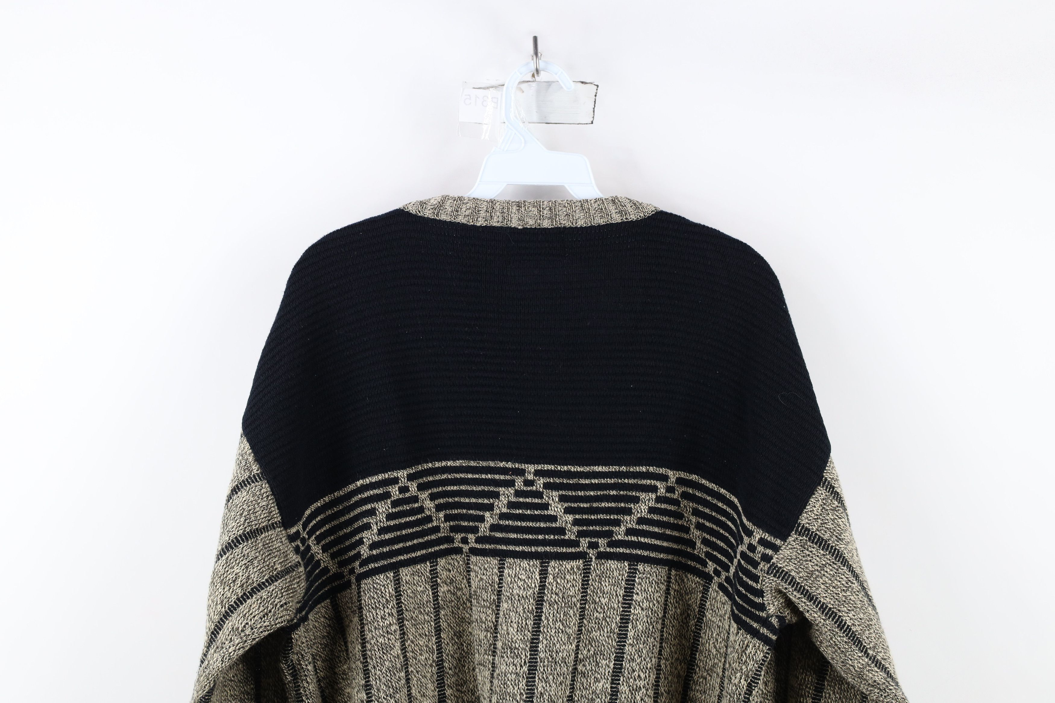 Vintage Vintage 90s Streetwear Knit Cardigan Sweater Heather Brown Size US XL / EU 56 / 4 - 8 Thumbnail