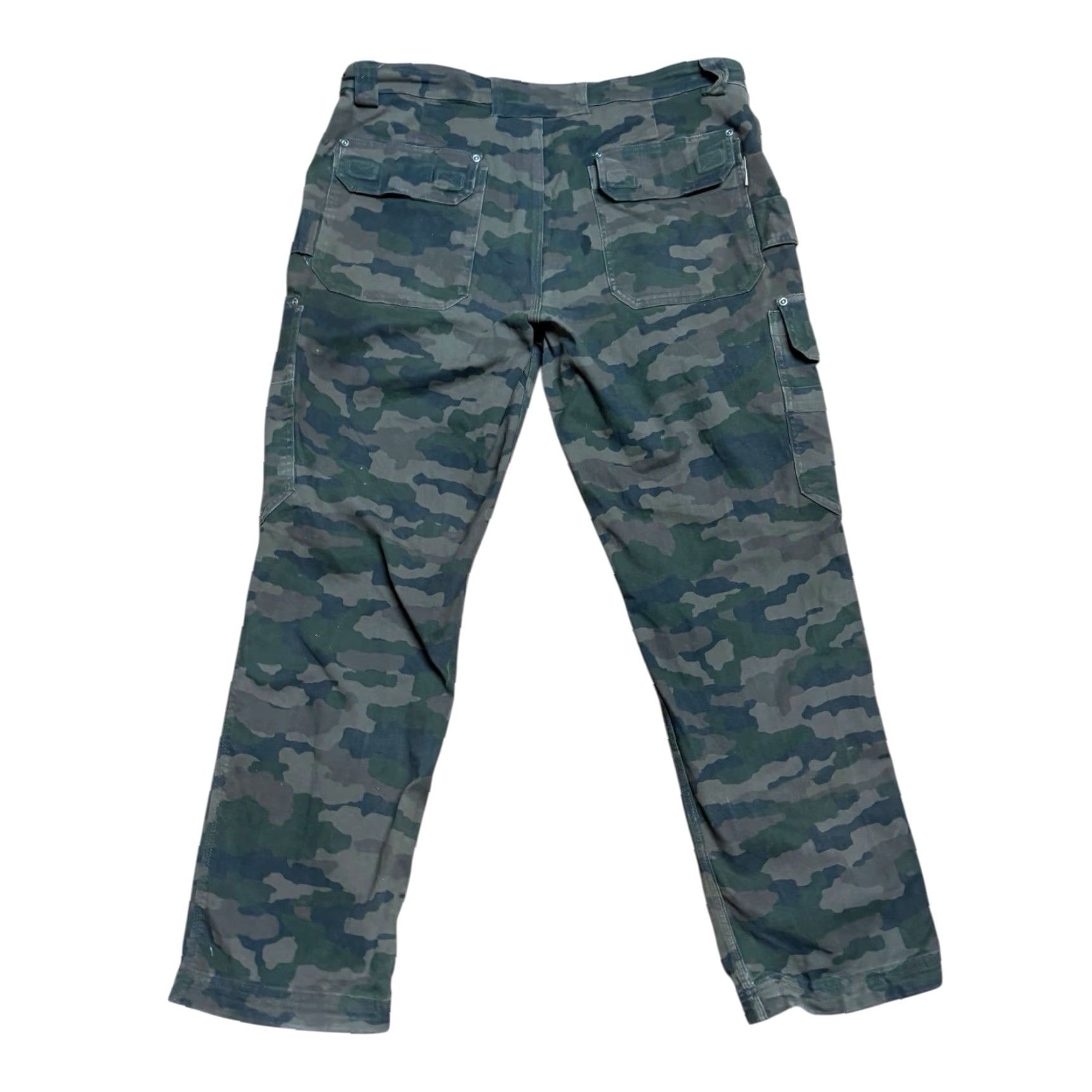 CO Duluth Trading Co Flex Fire Hose Pants Men 38x30 Camo Slim Fit Cargo Workwear Shirtless? Size US 38 / EU 54 - 3 Thumbnail