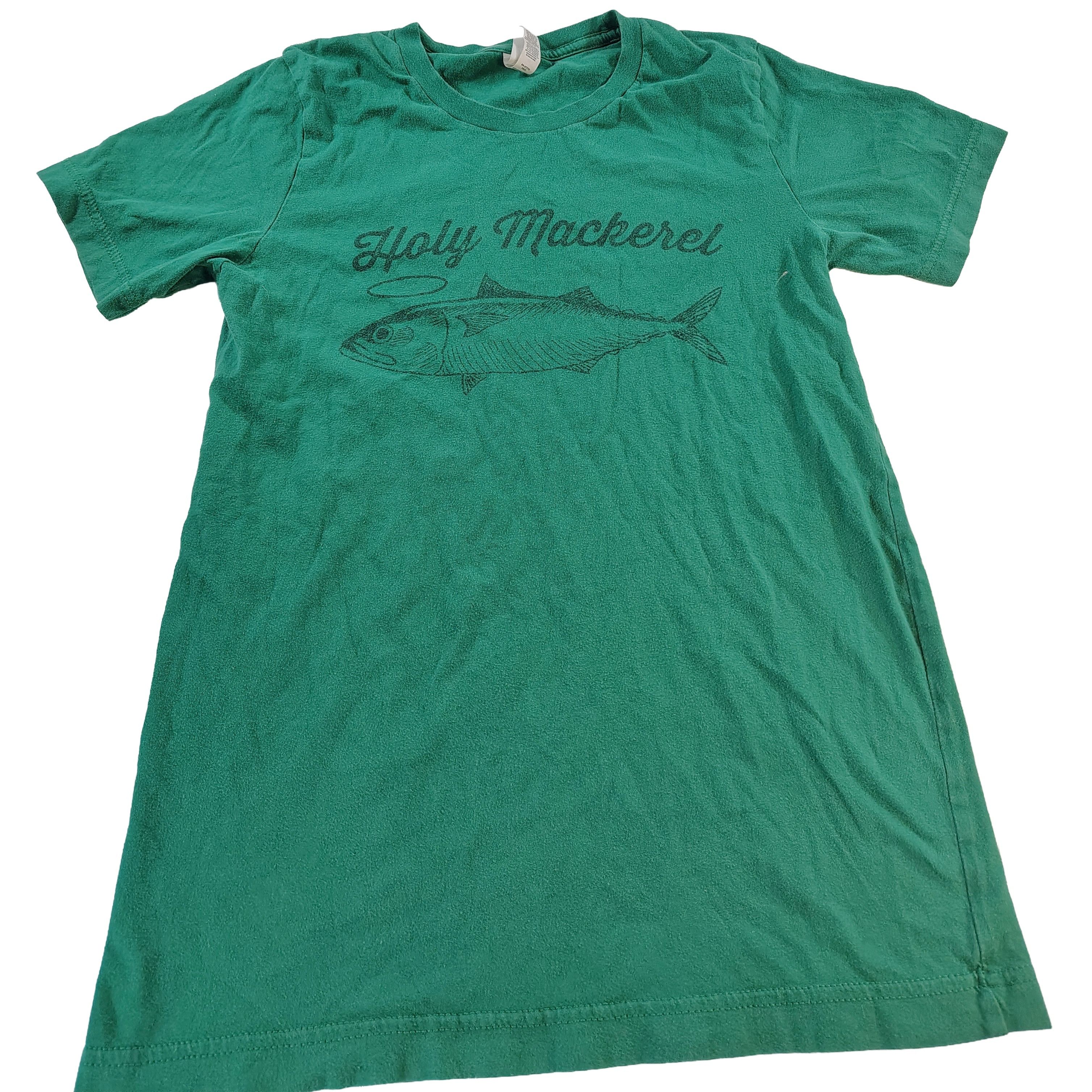 Other Men's Small "Holy Mackerel" Bella + Canvas Graphic T-Shirt Size US S / EU 44-46 / 1 - 1 Thumbnail