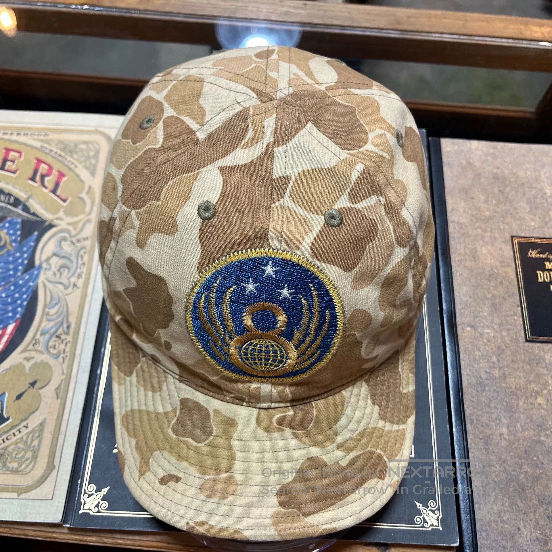 RRL Ralph Lauren camo embroidered cap by double rl. Size ONE SIZE - 5 Thumbnail