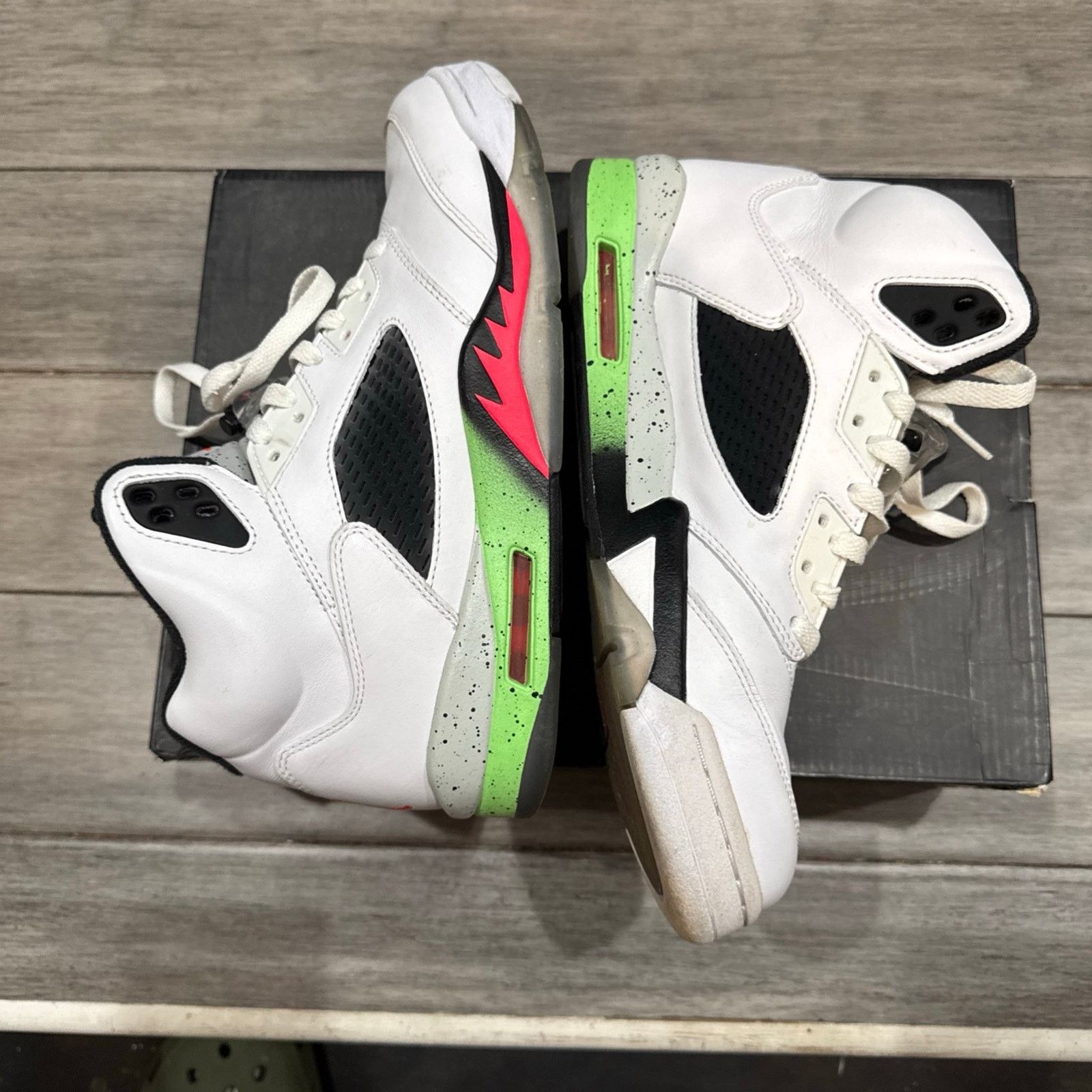 Jordan Brand Jordan 5 Poison Green Size US 10.5 / EU 43-44 - 5 Thumbnail