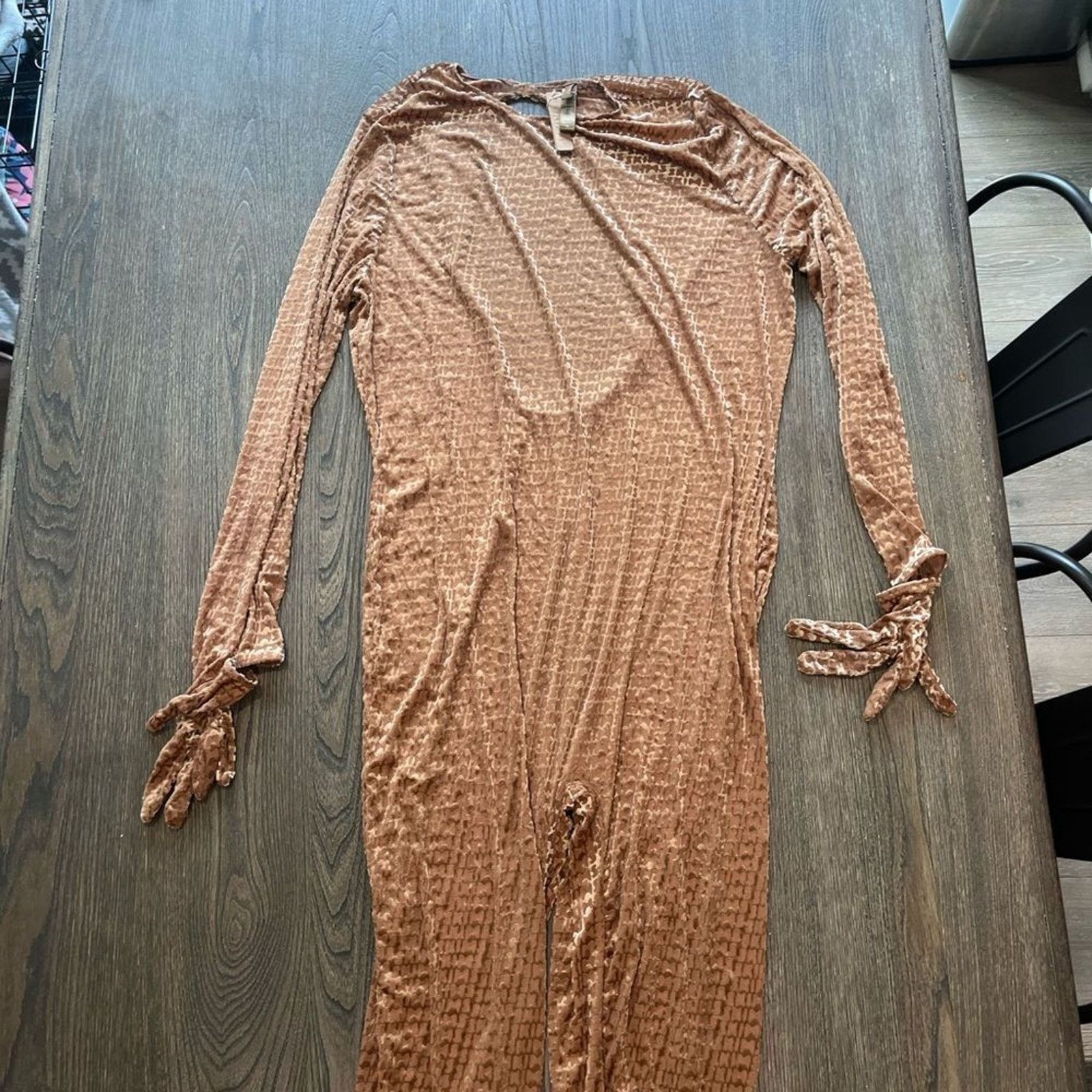 SKIMS NWT Skims Velvet Stirrup Catsuit Logo One-piece Jumpsuit 4X Size 42" / US 20 - 2 Thumbnail