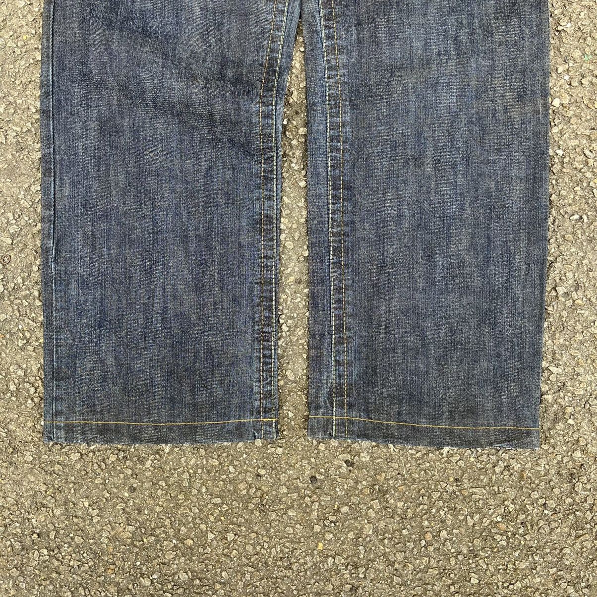Emporio Armani Y2K Emporio Armani Eco Wash Denim Big Scorpion Baggy Jeans Size US 31 - 3 Thumbnail