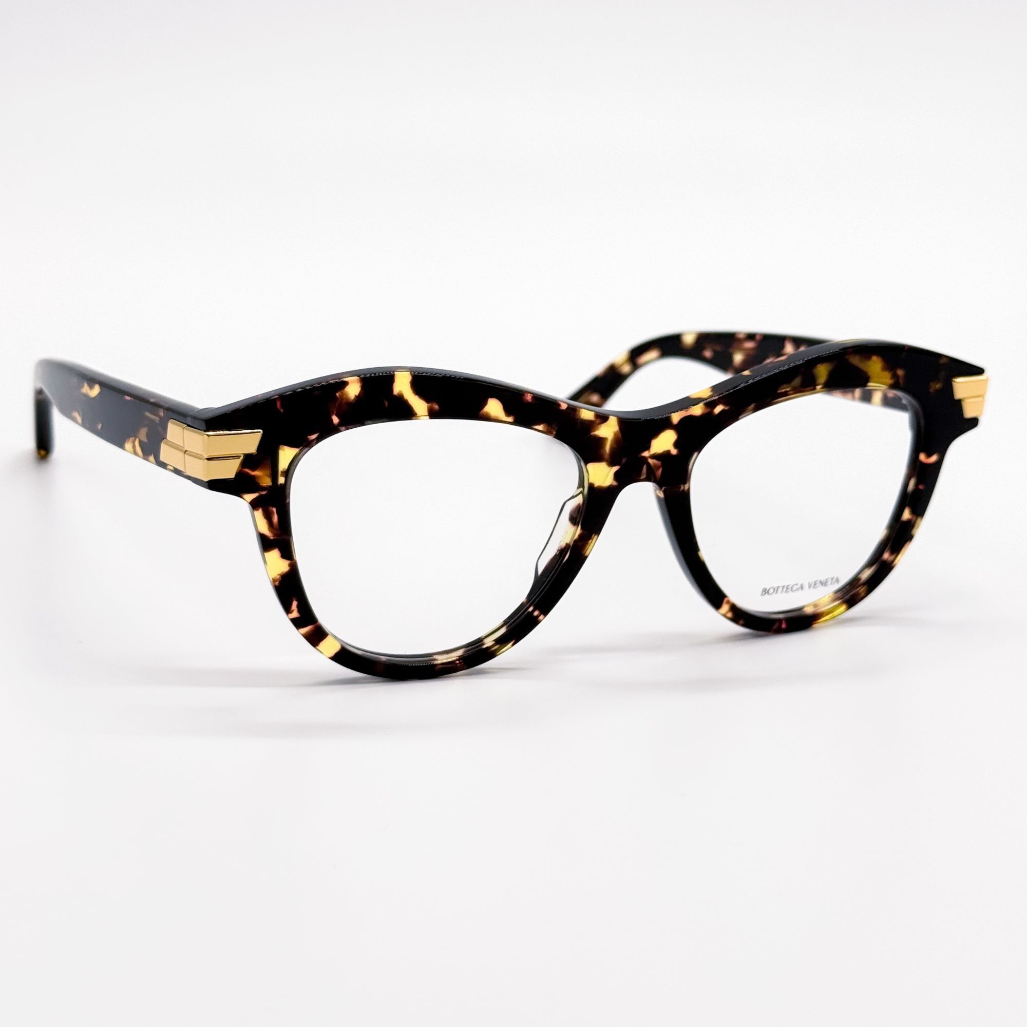 Bottega Veneta NEW BOTTEGA VENETA EYEGLASSES BV1105O 002 CAT EYE HAVANA WOM Size ONE SIZE - 4 Thumbnail