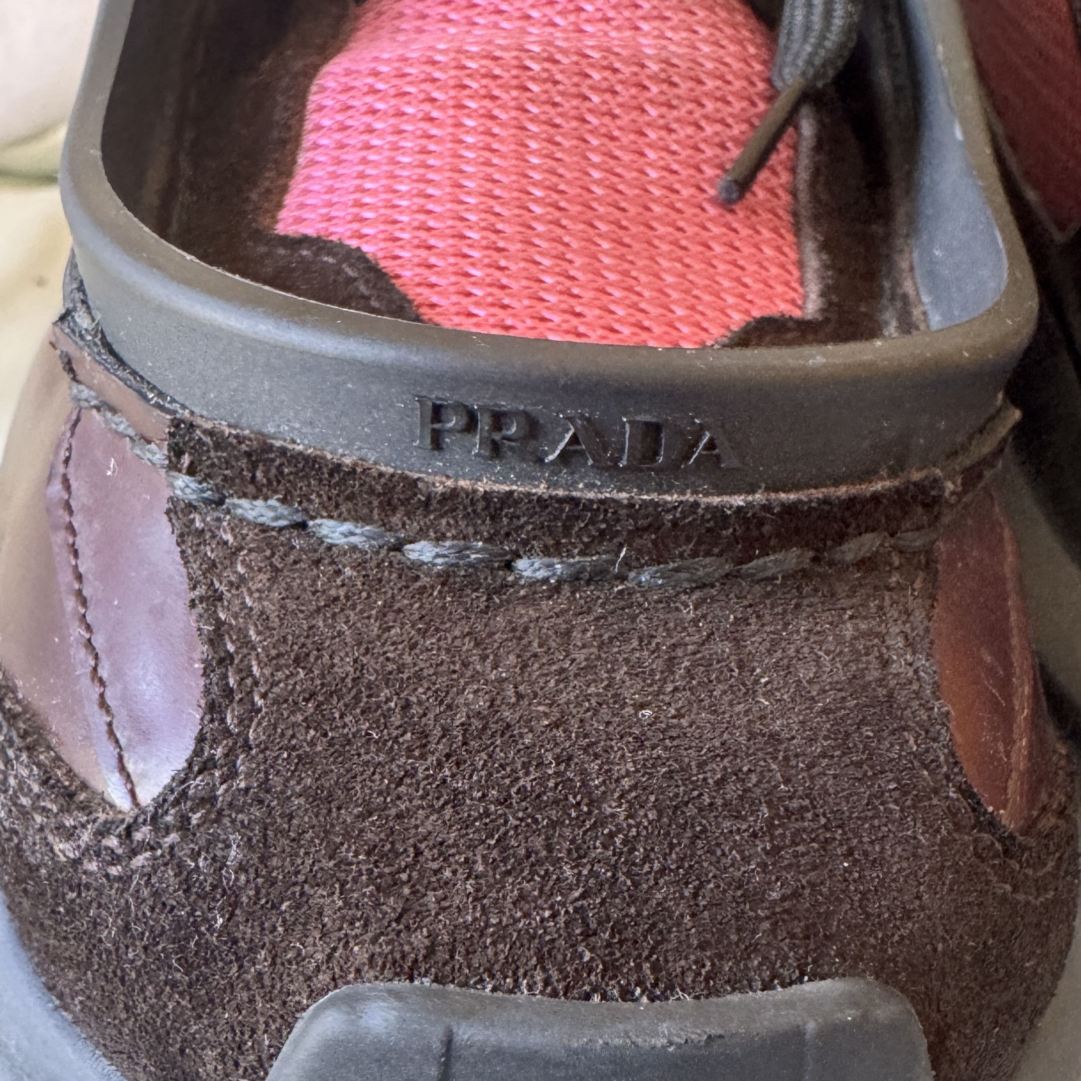 Prada PRADA Systeme Brushed Leather Sneakers very limited Size US 8 / EU 41 - 10 Thumbnail