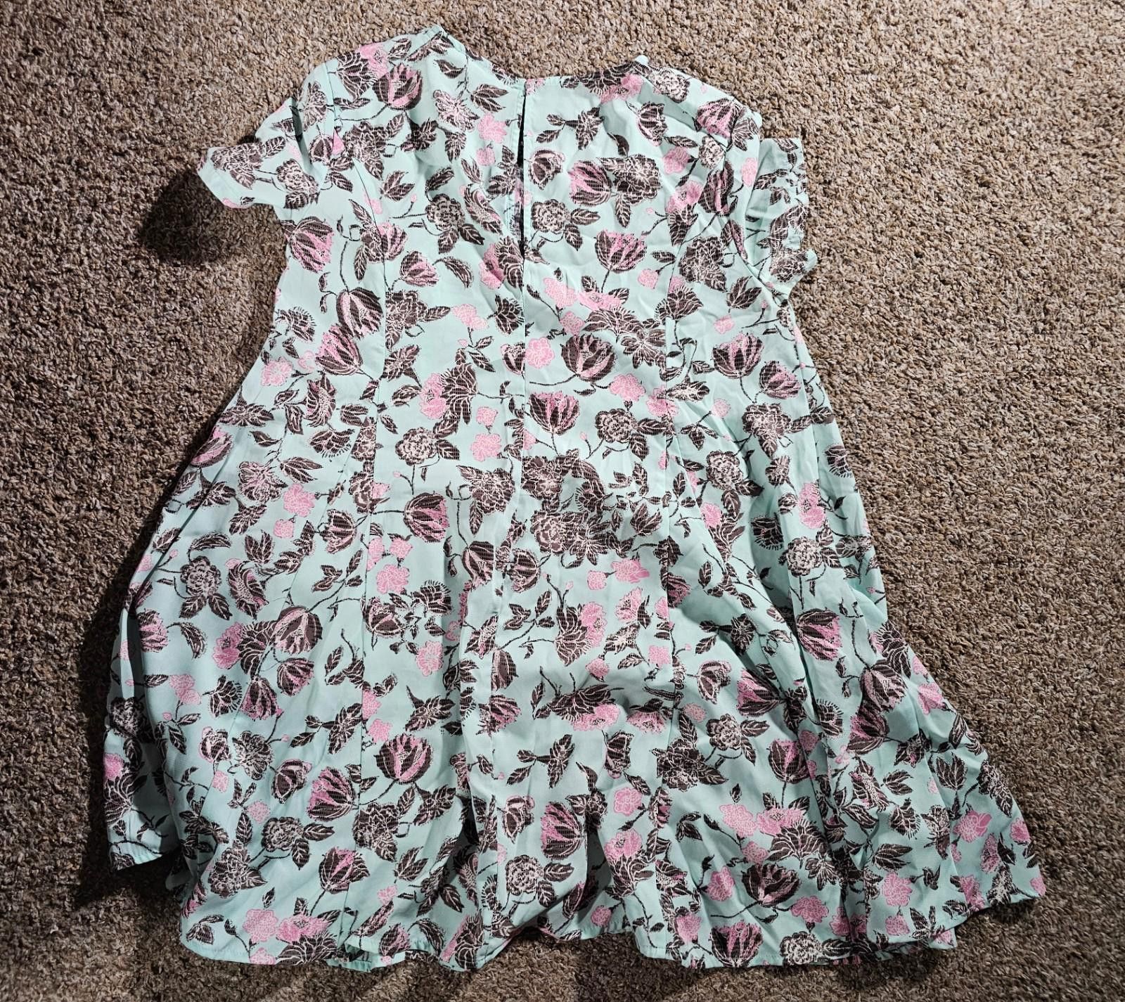 Luchiano Visconti LUSH Green Floral Dress XS Size XS / US 0-2 / IT 36-38 - 5 Thumbnail