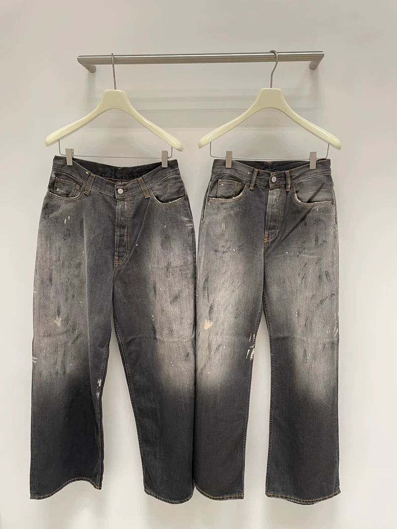 Acne Studios acne studios Black splashy jeans 2502-Nextarrow Size US 31 - 8 Thumbnail